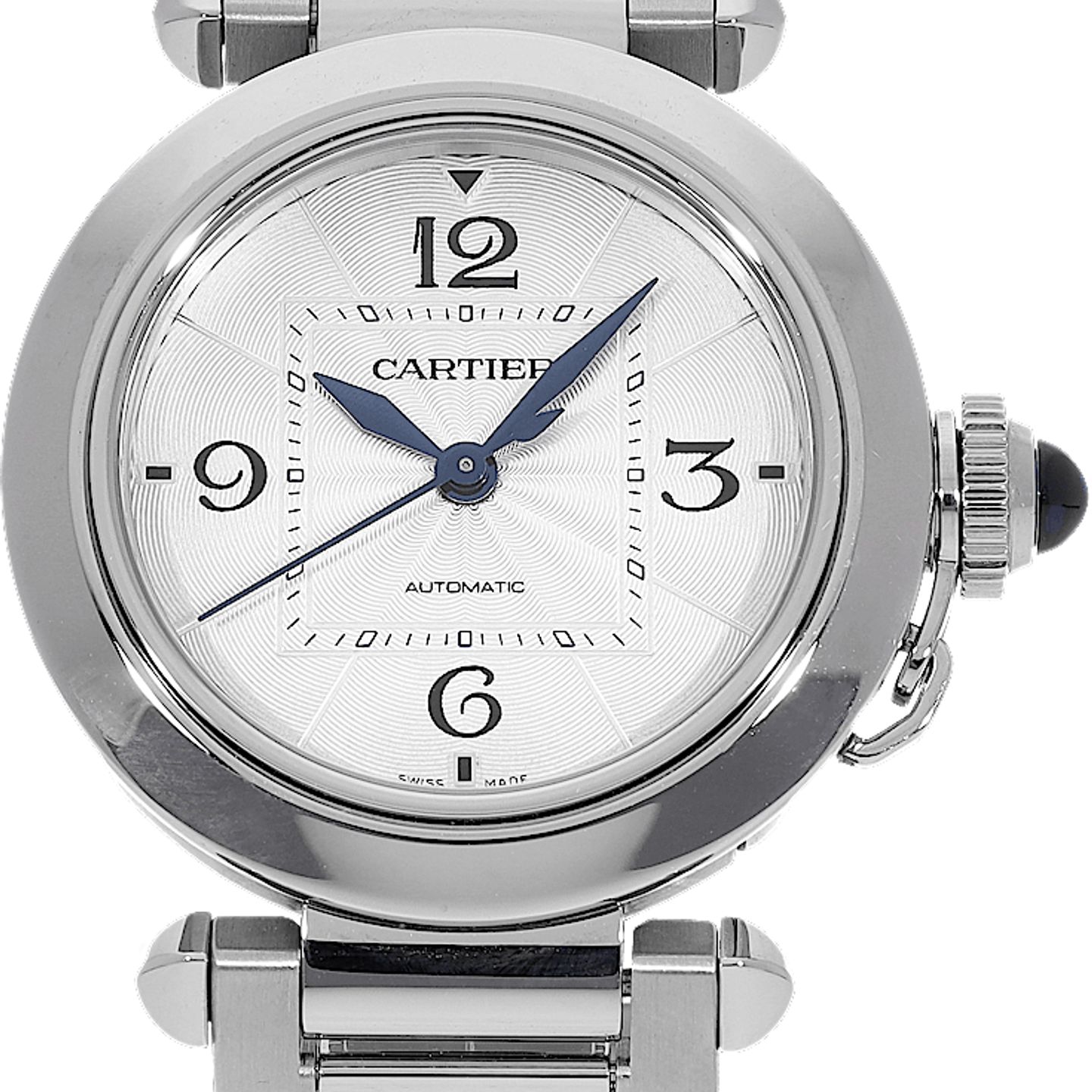 Cartier Pasha WSPA0013 (2021) - Silver dial 35 mm Steel case (2/5)