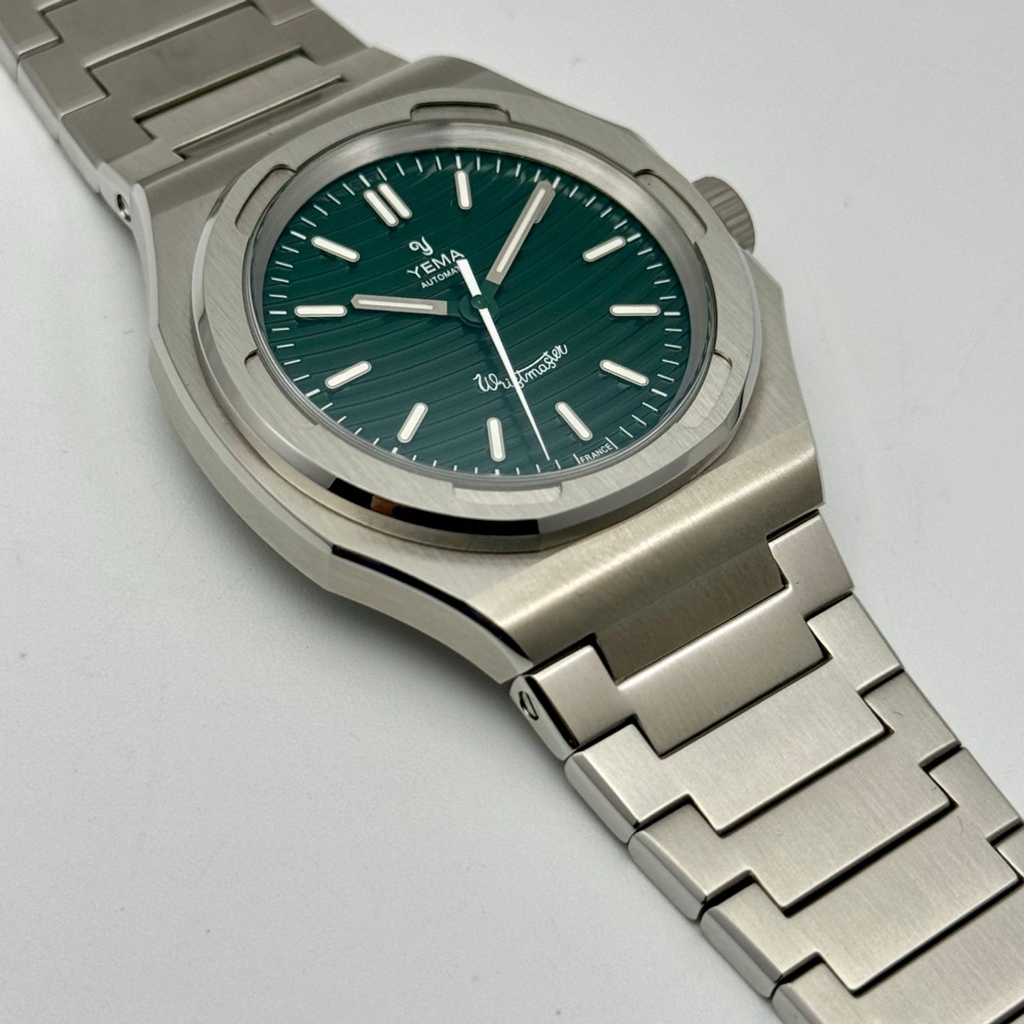 Yema Unknown YWTR22-ZMS (2023) - Green dial 39 mm Steel case (6/10)