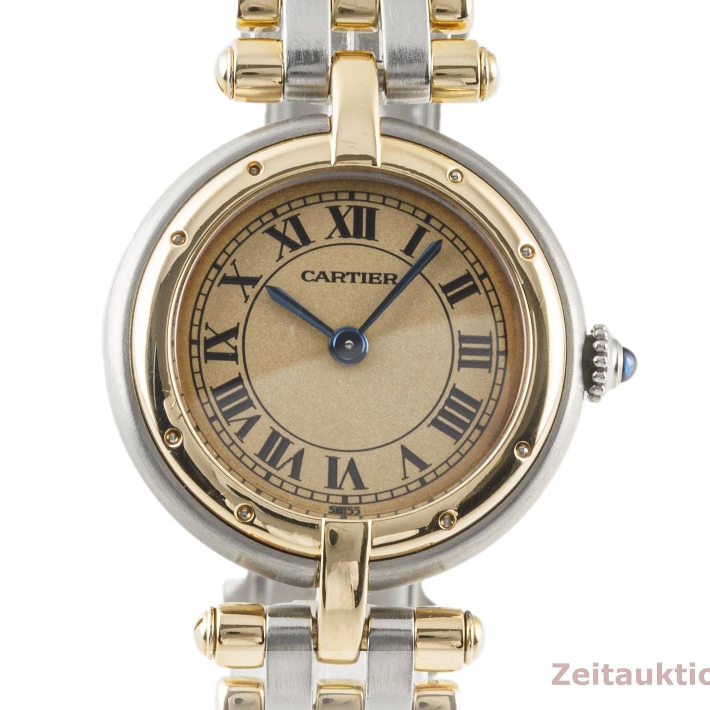 Cartier Panthère 166920 (1990) - Champagne wijzerplaat 24mm Goud/Staal (8/8)