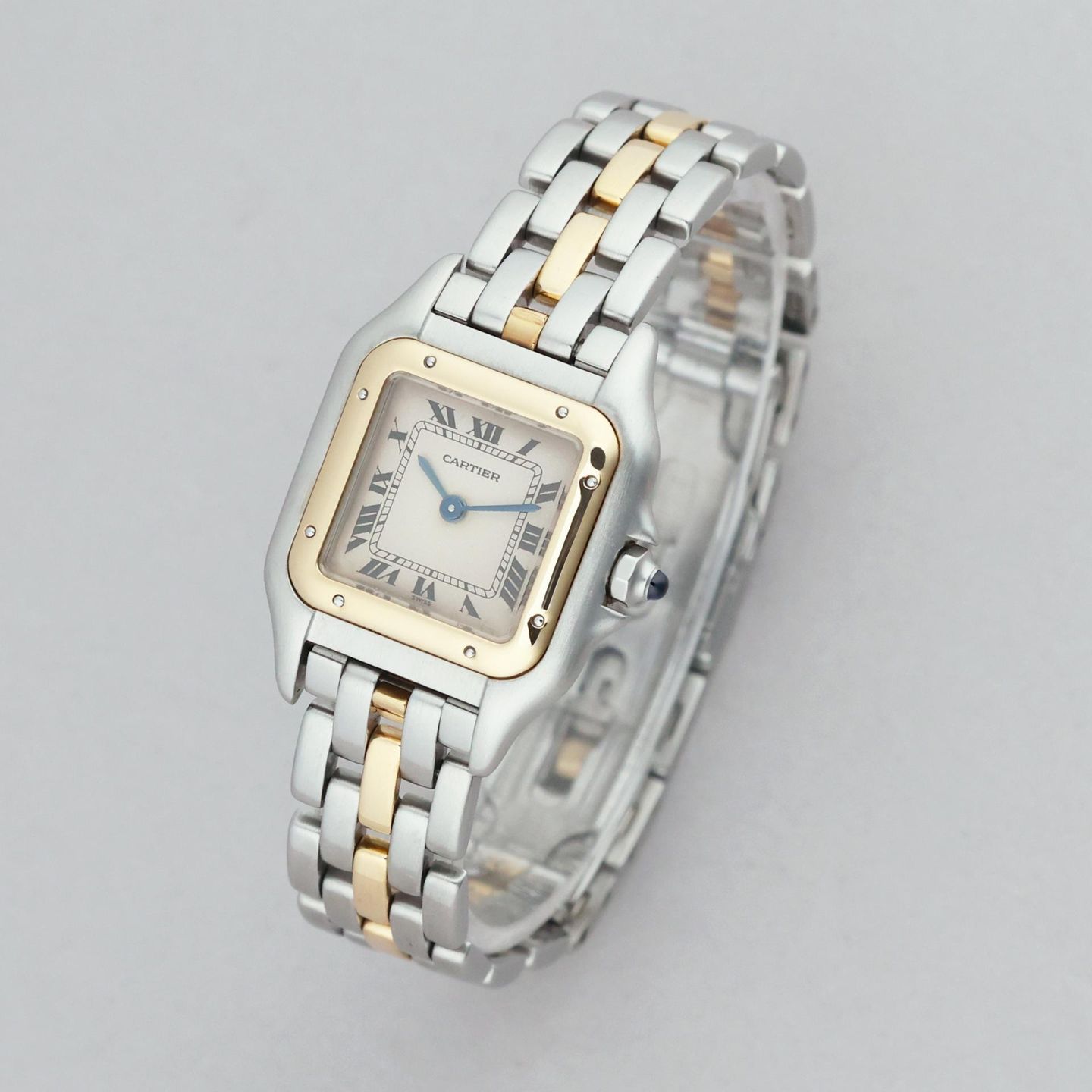 Cartier Panthère 6692 (1992) - White dial 22 mm Gold/Steel case (4/8)