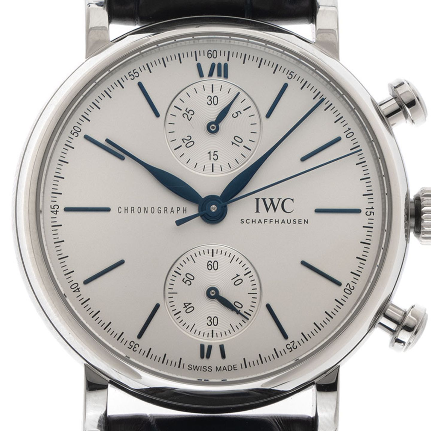 IWC Portofino Chronograph IW391407 (2026) - Silver dial 39 mm Steel case (1/8)