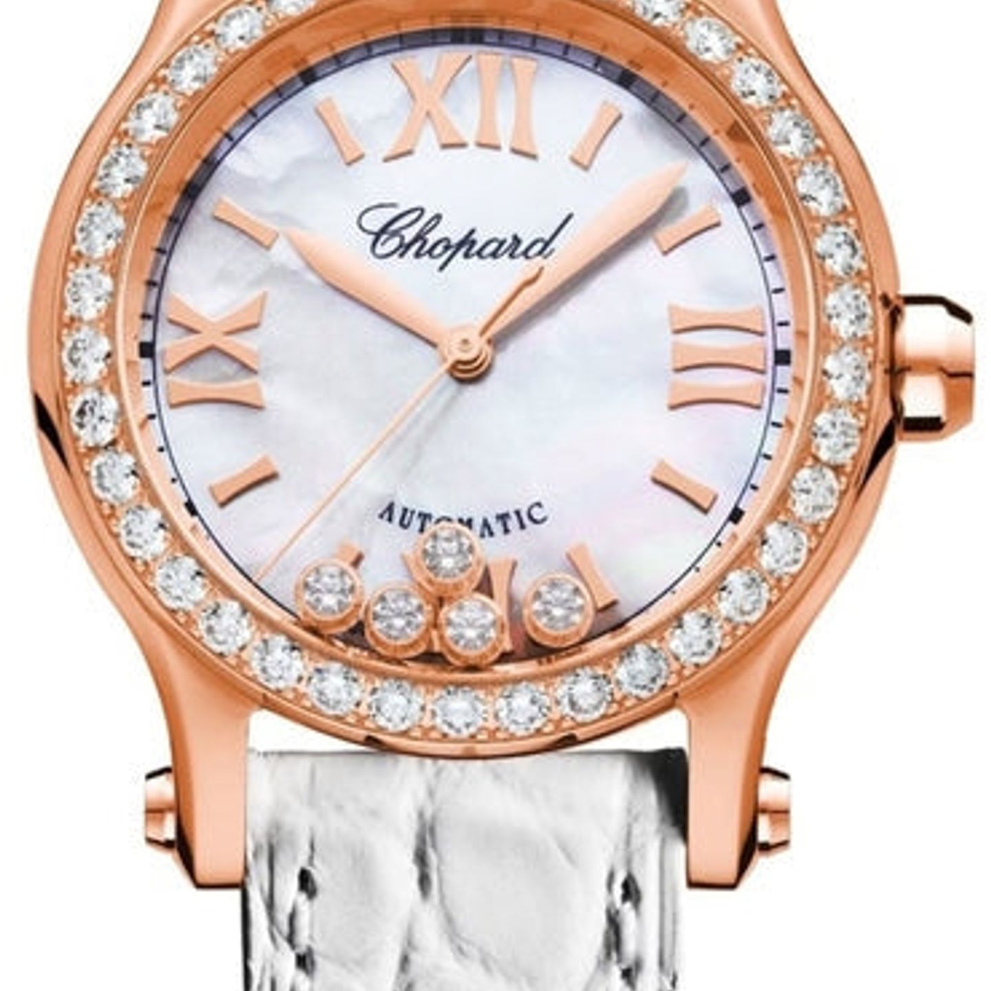 Chopard Happy Sport 274893-5010 (2025) - Pearl dial 30 mm Rose Gold case (1/1)