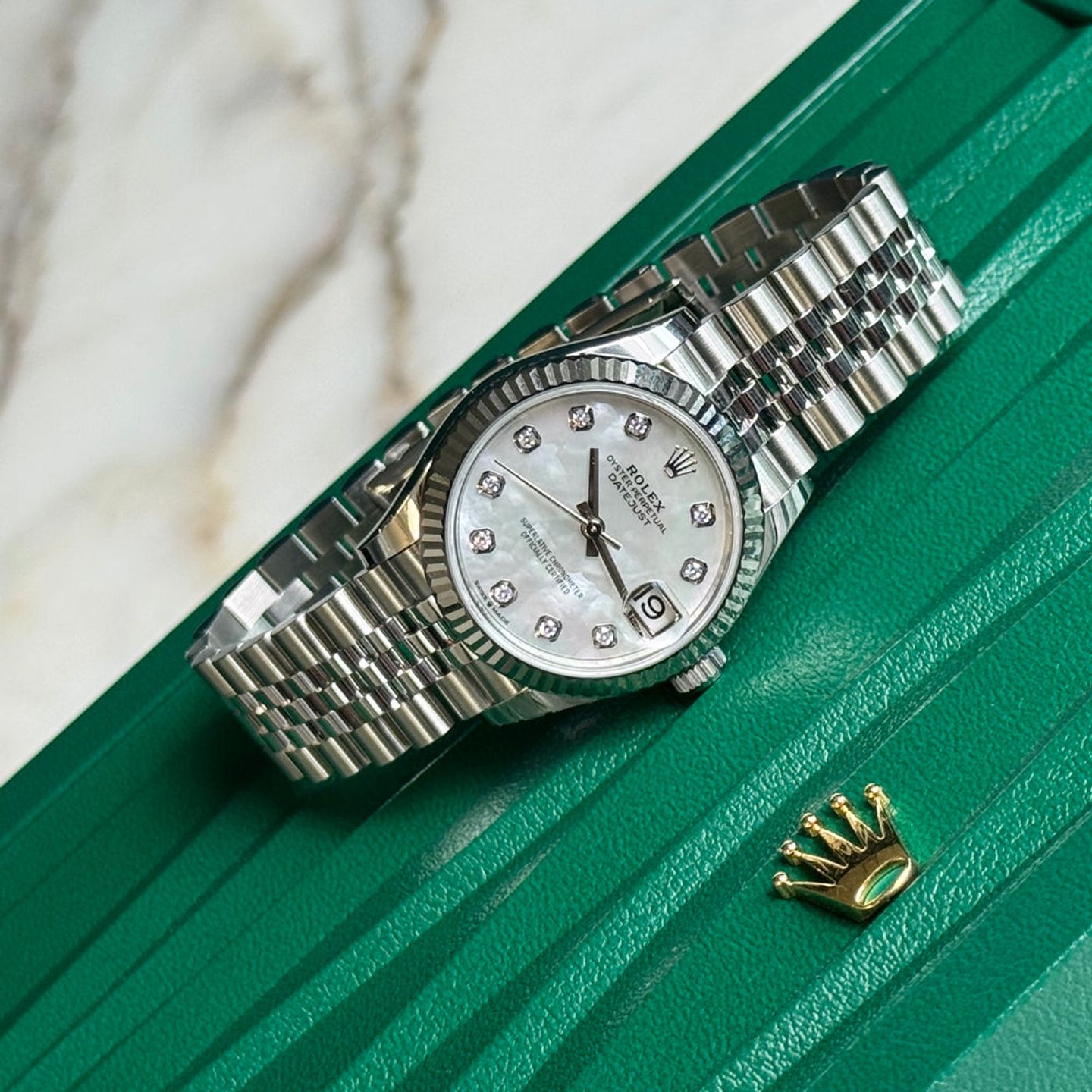 Rolex Datejust 31 278274 (2025) - Parelmoer wijzerplaat 31mm Staal (4/6)