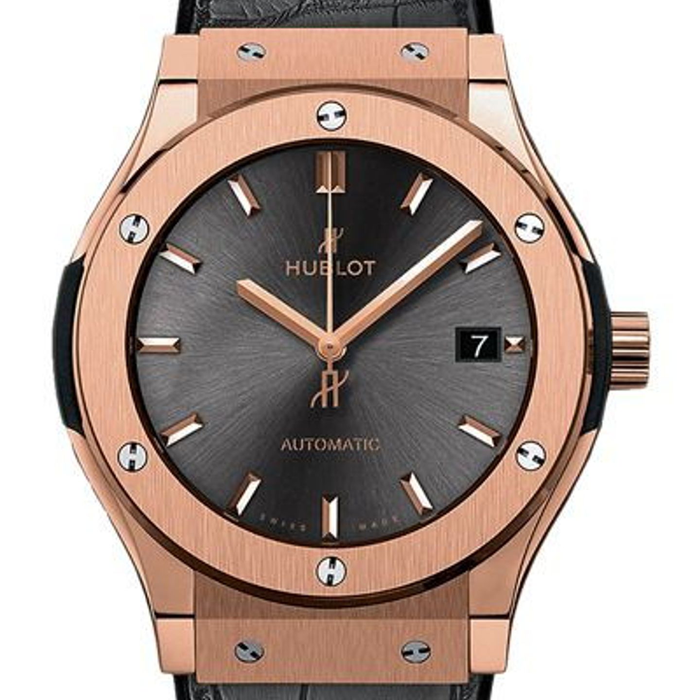 Hublot Classic Fusion Racing Grey 542.OX.7081.LR (2023) - Brown dial 42 mm Rose Gold case (1/2)