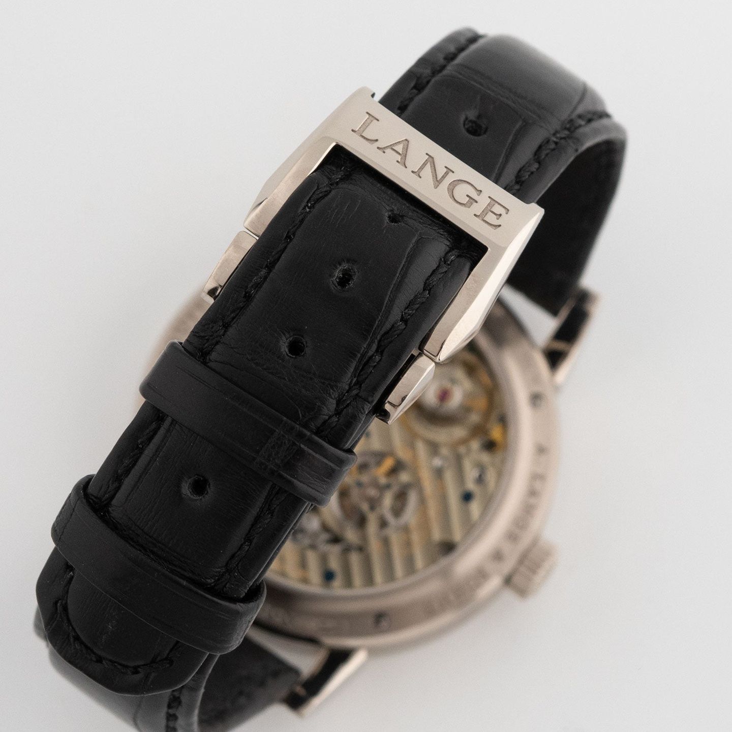 A. Lange & Söhne Richard Lange 260.028 (Unknown (random serial)) - Black dial 41 mm White Gold case (6/8)