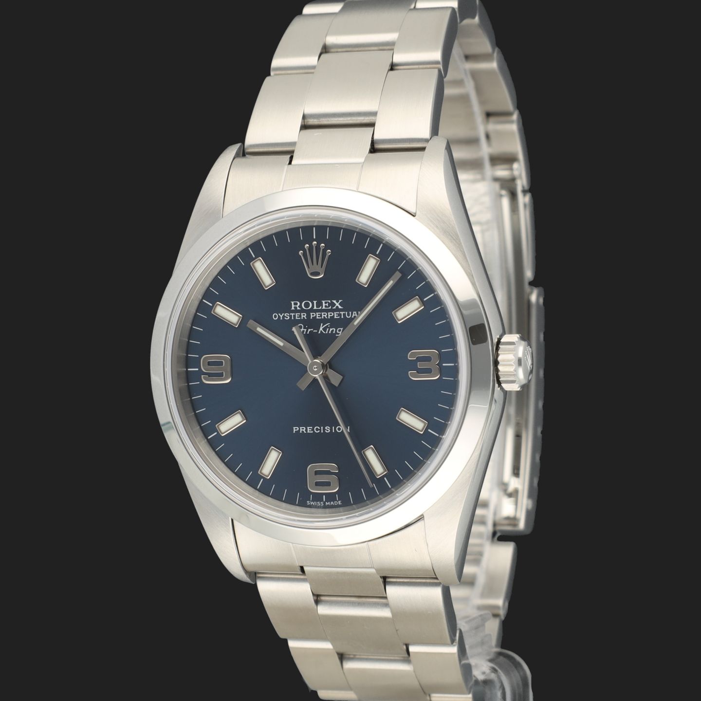 Rolex Air-King 14000 (2003) - 34mm Staal (1/8)