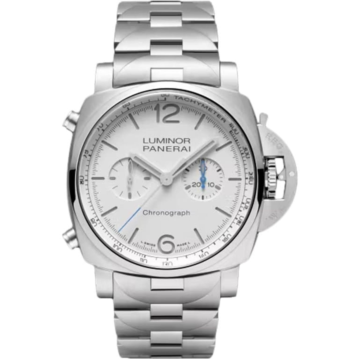 Panerai Luminor Chrono PAM01548 (2025) - White dial 44 mm Steel case (1/1)