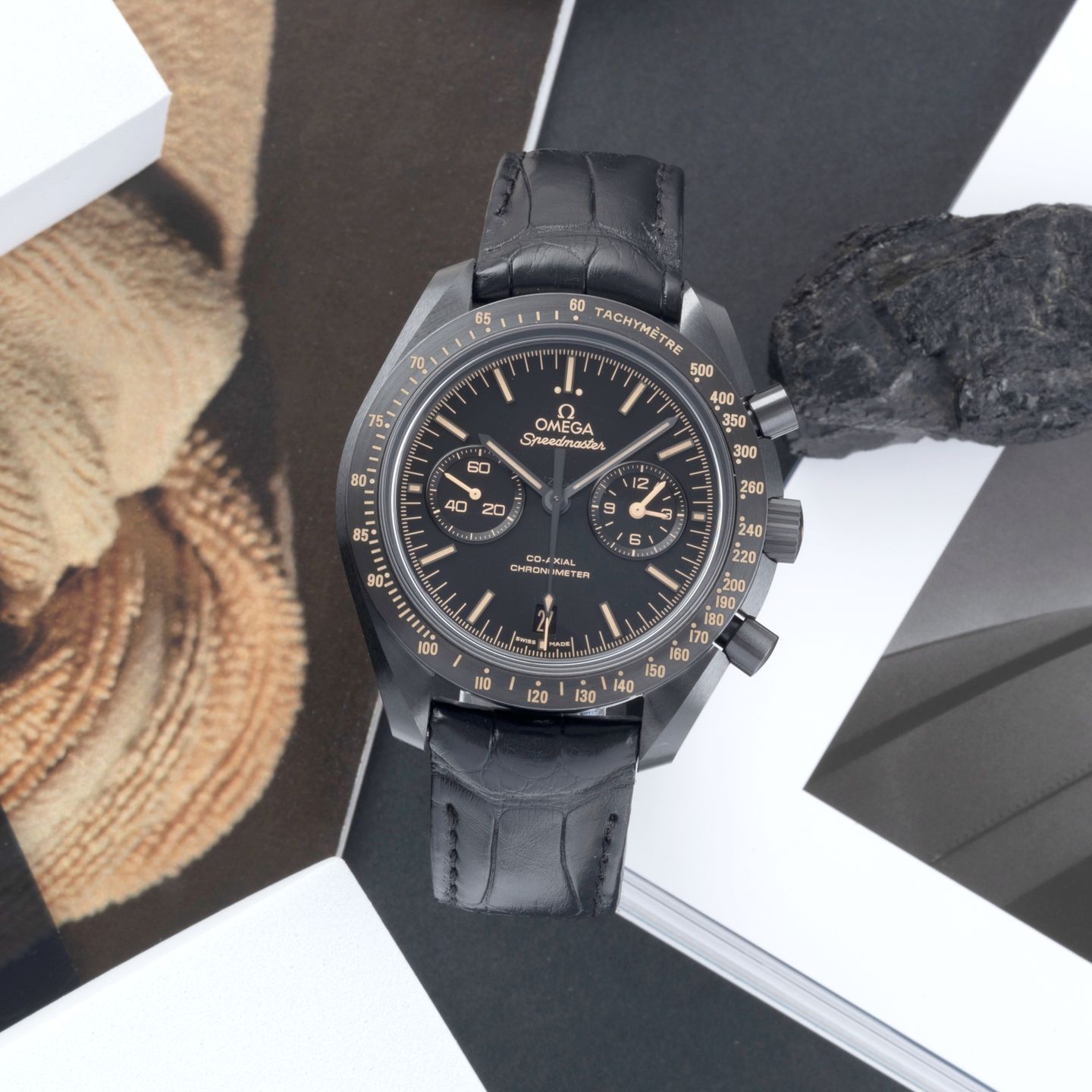 Omega Speedmaster 311.92.44.51.01.006 (Onbekend (willekeurig serienummer)) - Zwart wijzerplaat 44mm Keramiek (1/8)