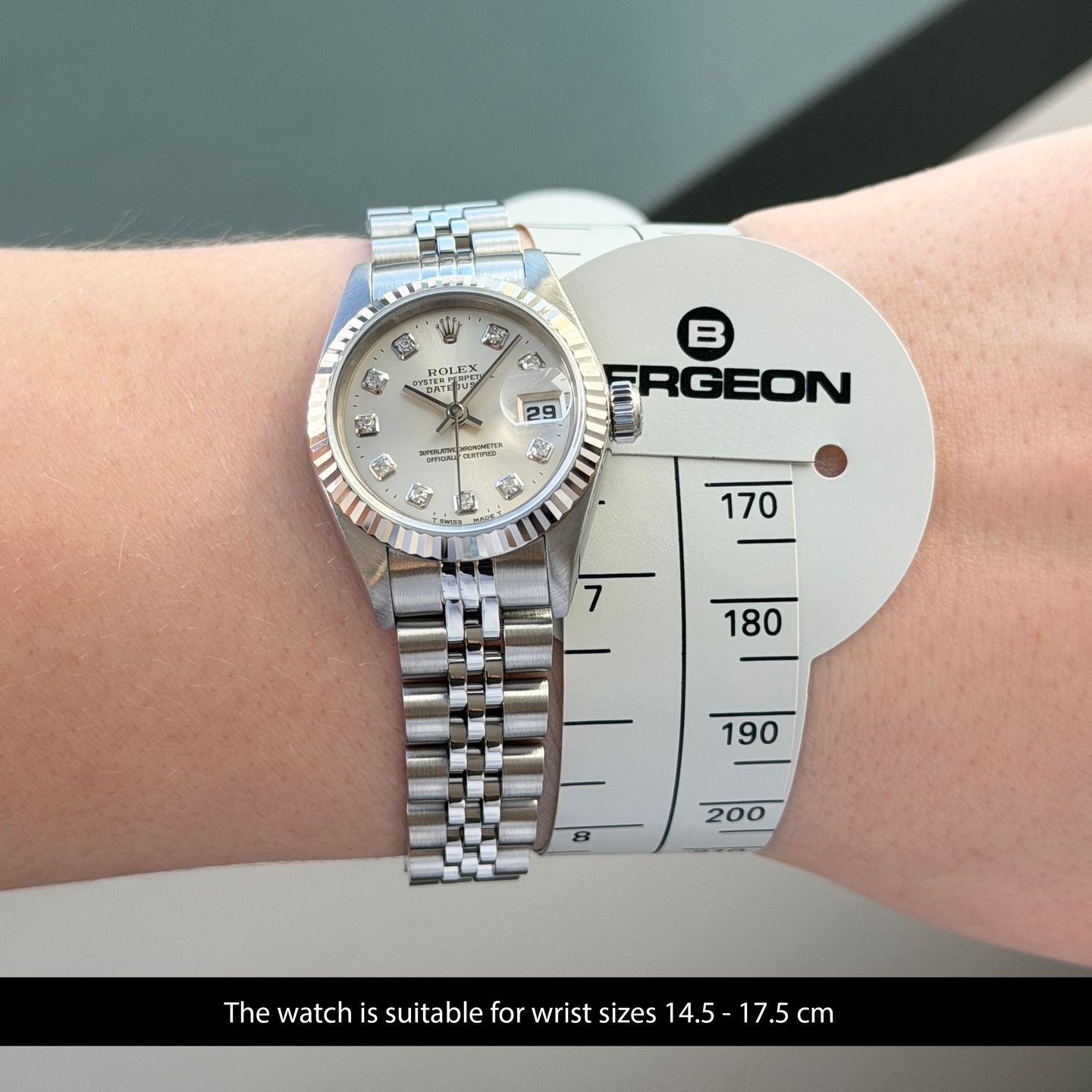 Rolex Lady-Datejust 69174 (1997) - Silver dial 26 mm Steel case (2/8)