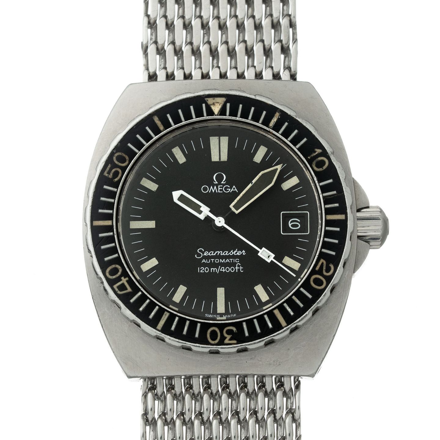 Omega Seamaster PloProf 166.0250 (1979) - Zwart wijzerplaat 40mm Staal (1/8)