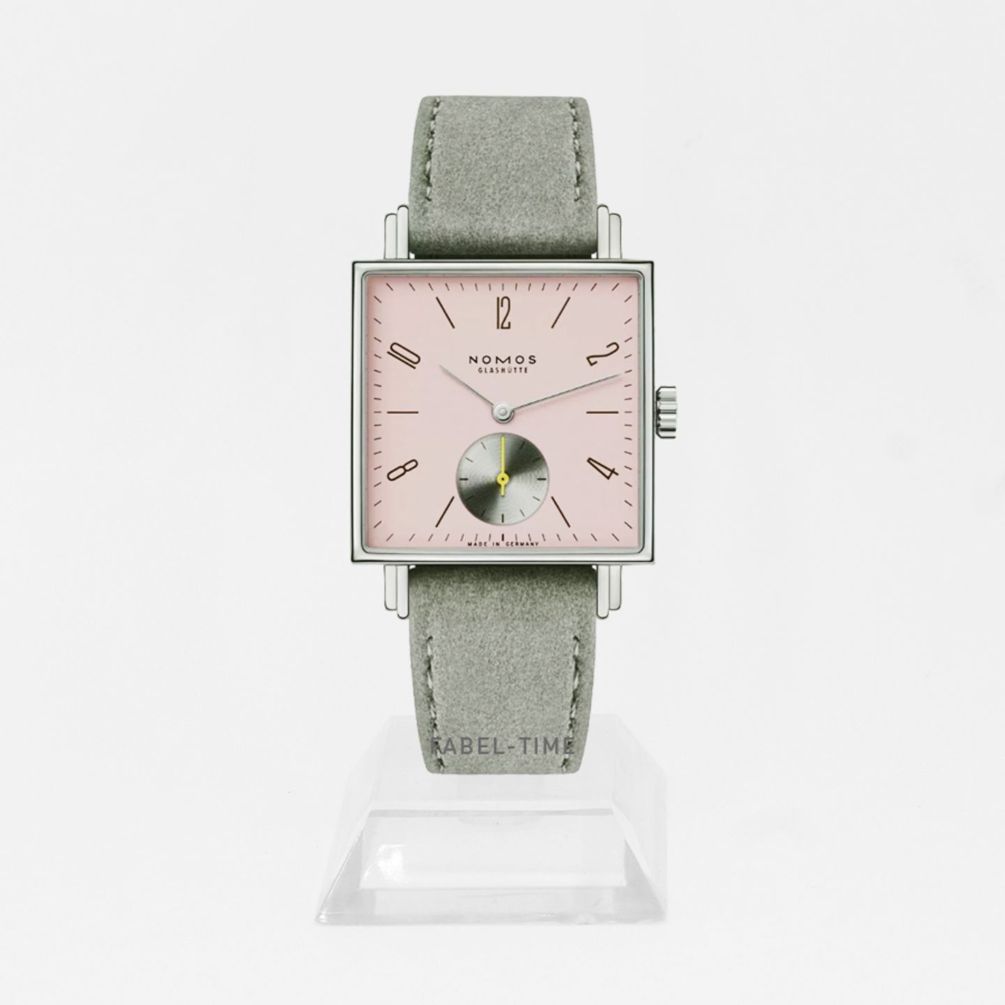 NOMOS Tetra 476 (2024) - Roze wijzerplaat 30mm Staal (1/1)