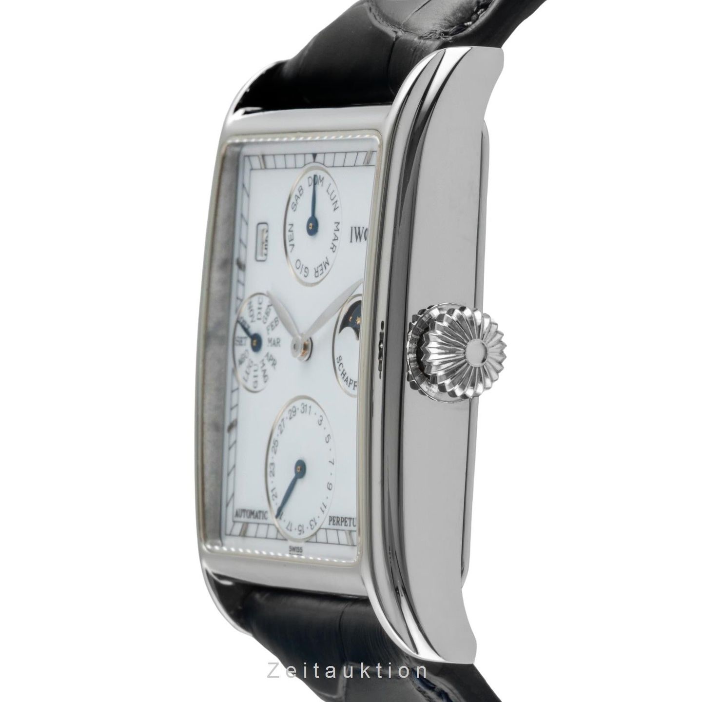 IWC Novecento IW3545 (1995) - Silver dial 27 mm Platinum case (5/8)