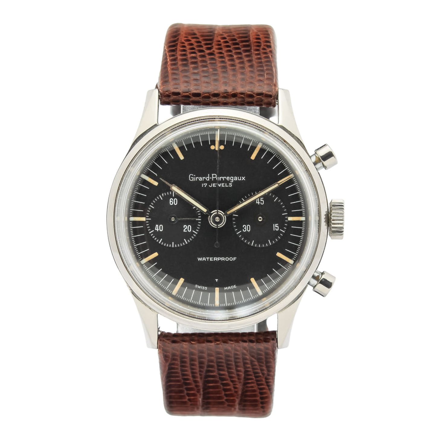 Girard-Perregaux Unknown Unknown (1980) - Black dial 38 mm Steel case (2/12)