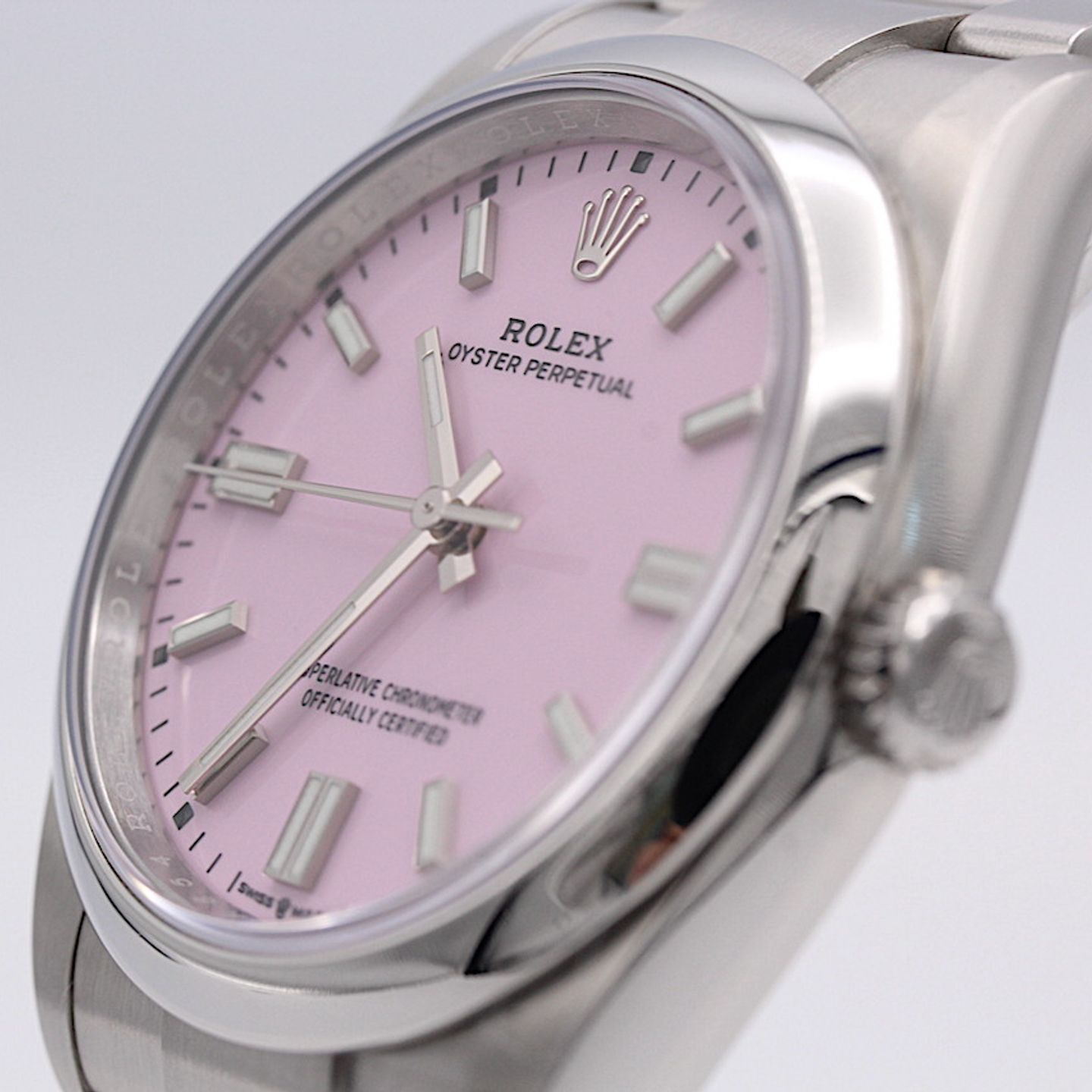 Rolex Oyster Perpetual 36 126000 (2021) - Pink dial 36 mm Steel case (5/8)