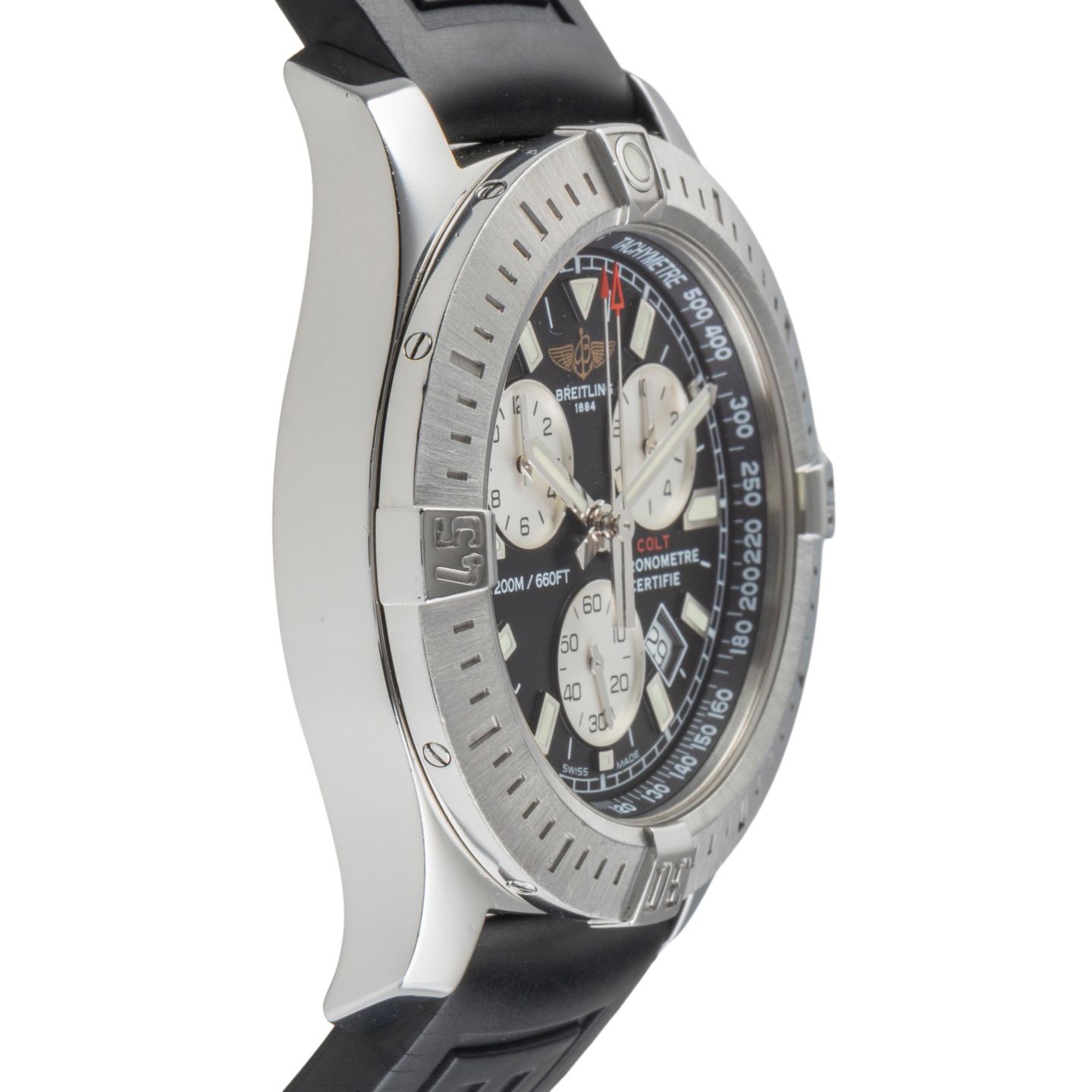 Breitling Colt Chronograph A73388 (2017) - Blauw wijzerplaat 44mm Staal (7/8)