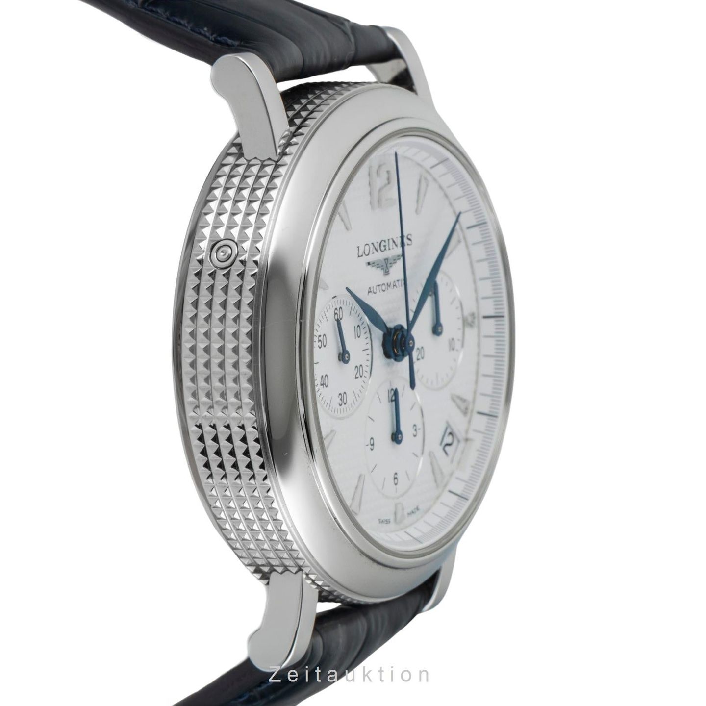 Longines Heritage L2.704.4.16.3 (Onbekend (willekeurig serienummer)) - Wit wijzerplaat 44mm Staal (6/8)