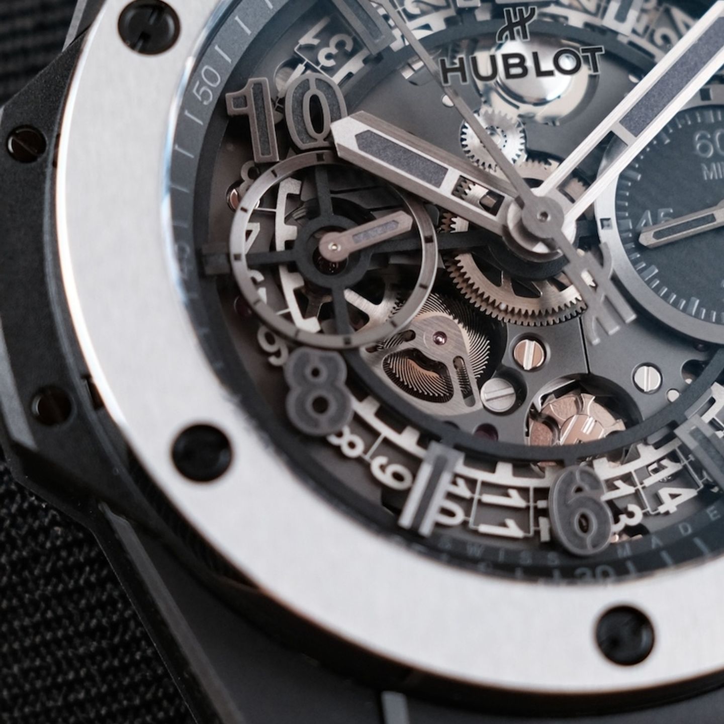 Hublot Big Bang Unico 441.CK.1140.NR.HEC24 (2024) - Transparant wijzerplaat 42mm Keramiek (4/8)