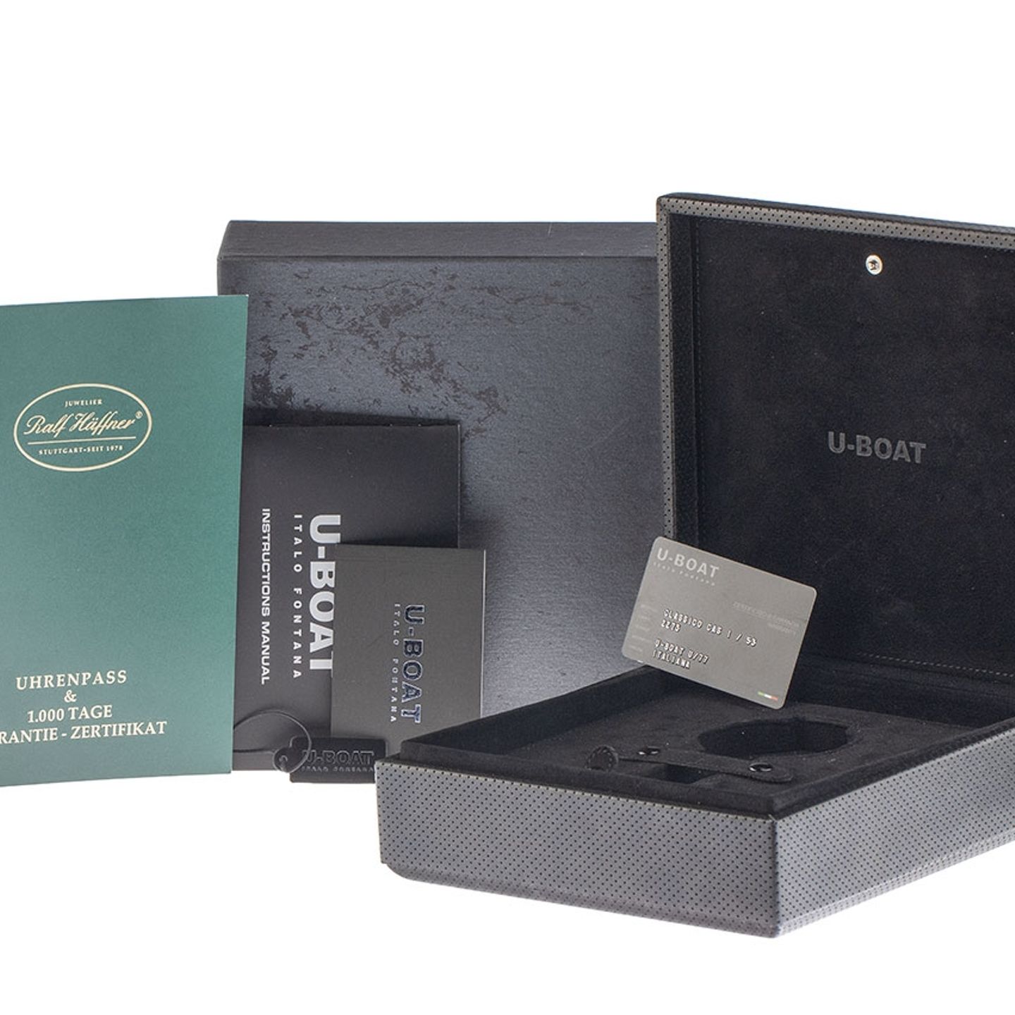 U-Boat Classico 2273 (2010) - Black dial Unknown Steel case (2/6)