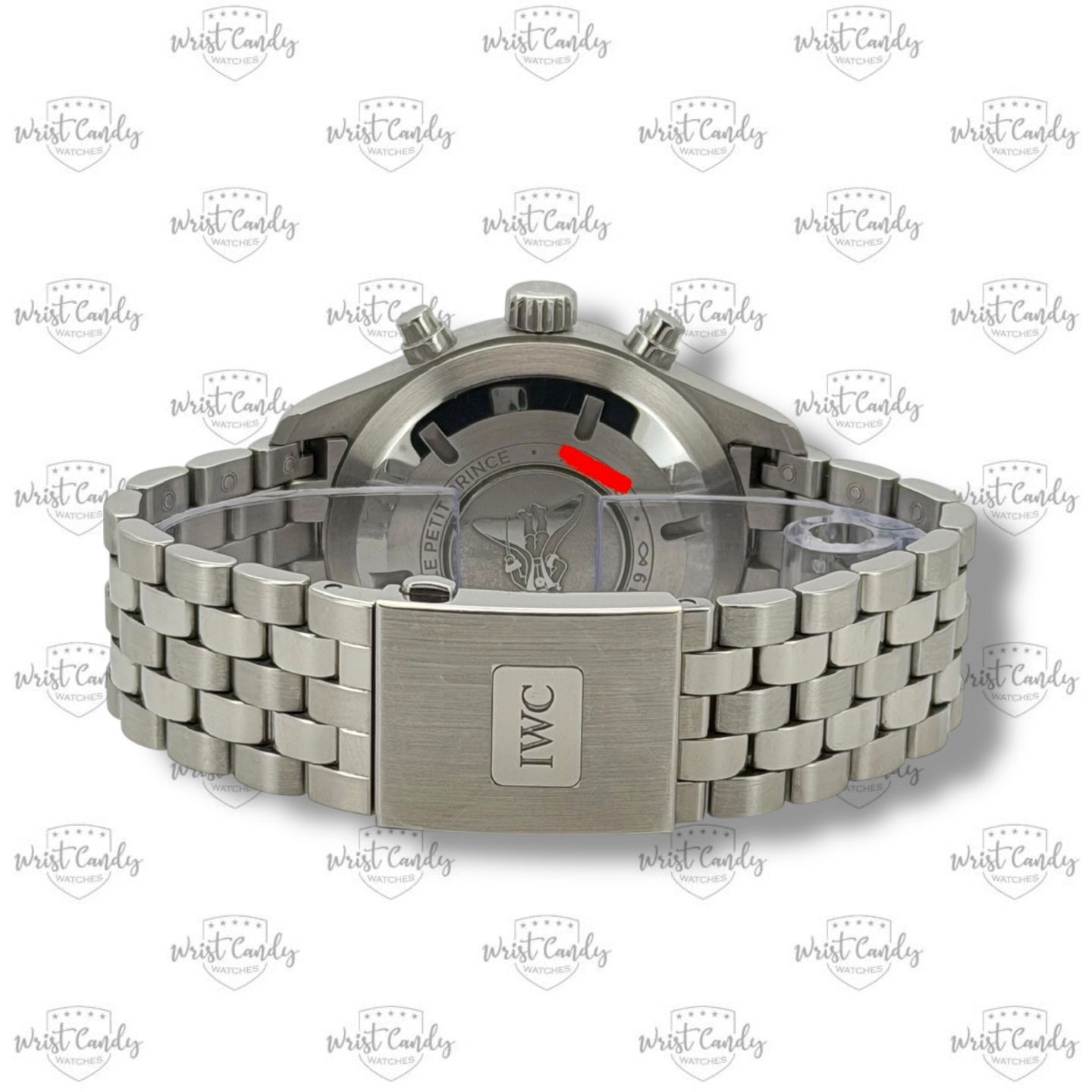 IWC Pilot Chronograph IW377717 (2021) - Blue dial 43 mm Steel case (7/8)