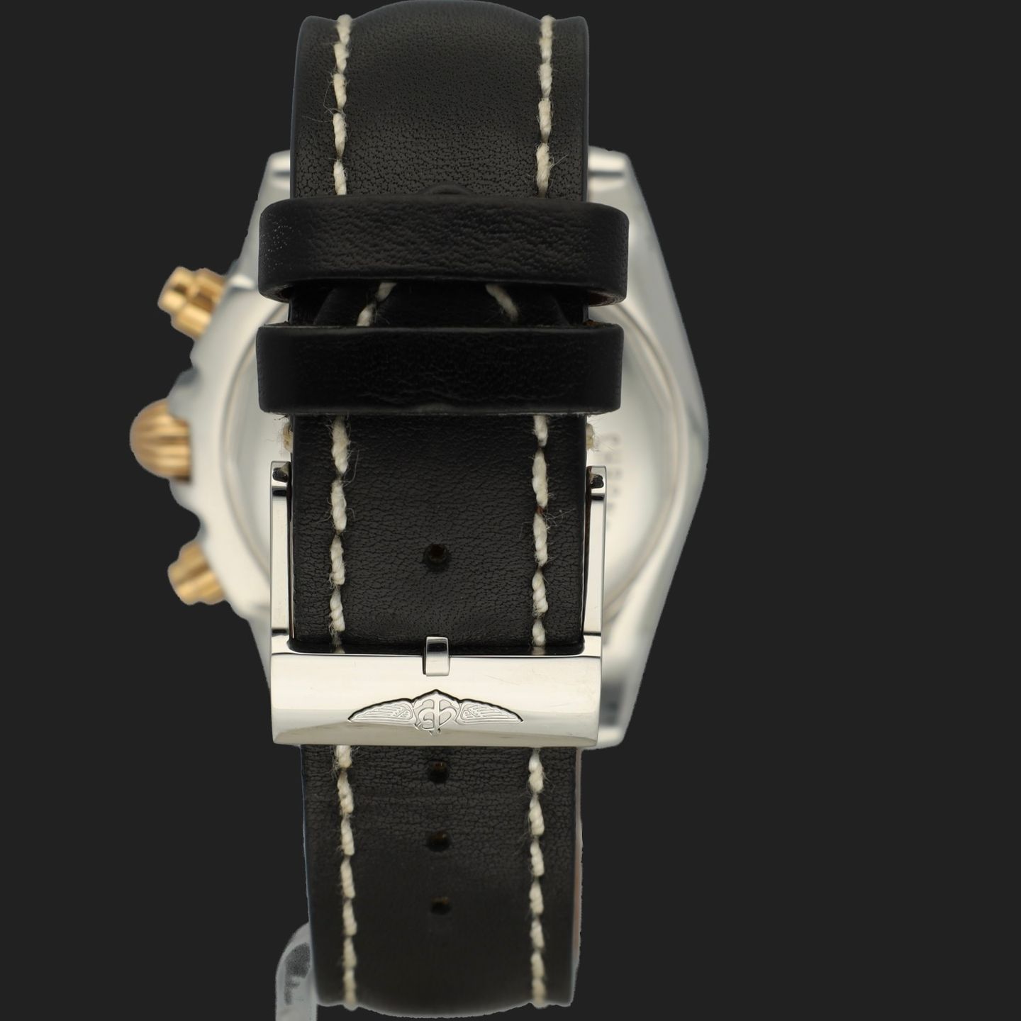 Breitling Chronomat 44 CB011012 (2014) - Black dial 44 mm Gold/Steel case (6/6)