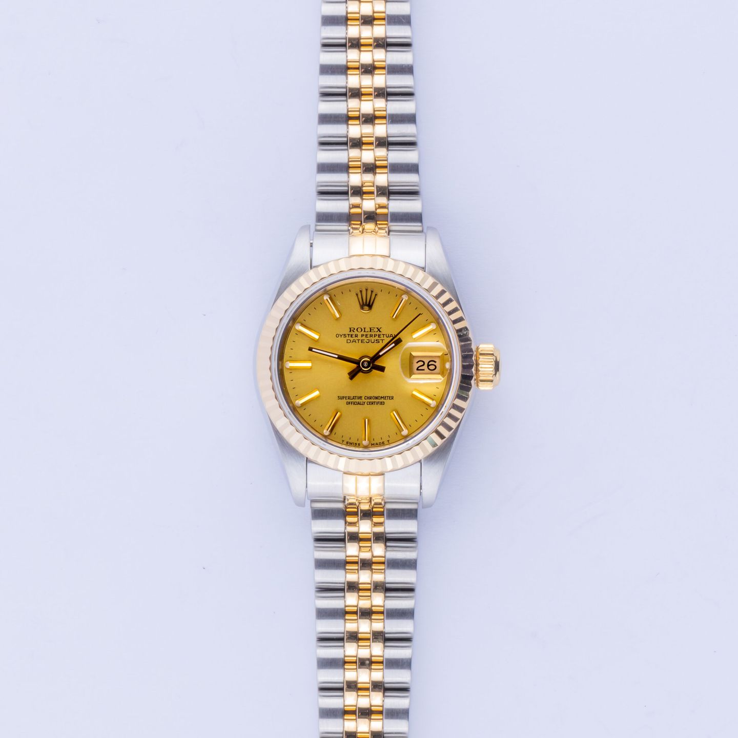 Rolex Lady-Datejust 69173 (1986) - 26 mm Gold/Steel case (3/8)