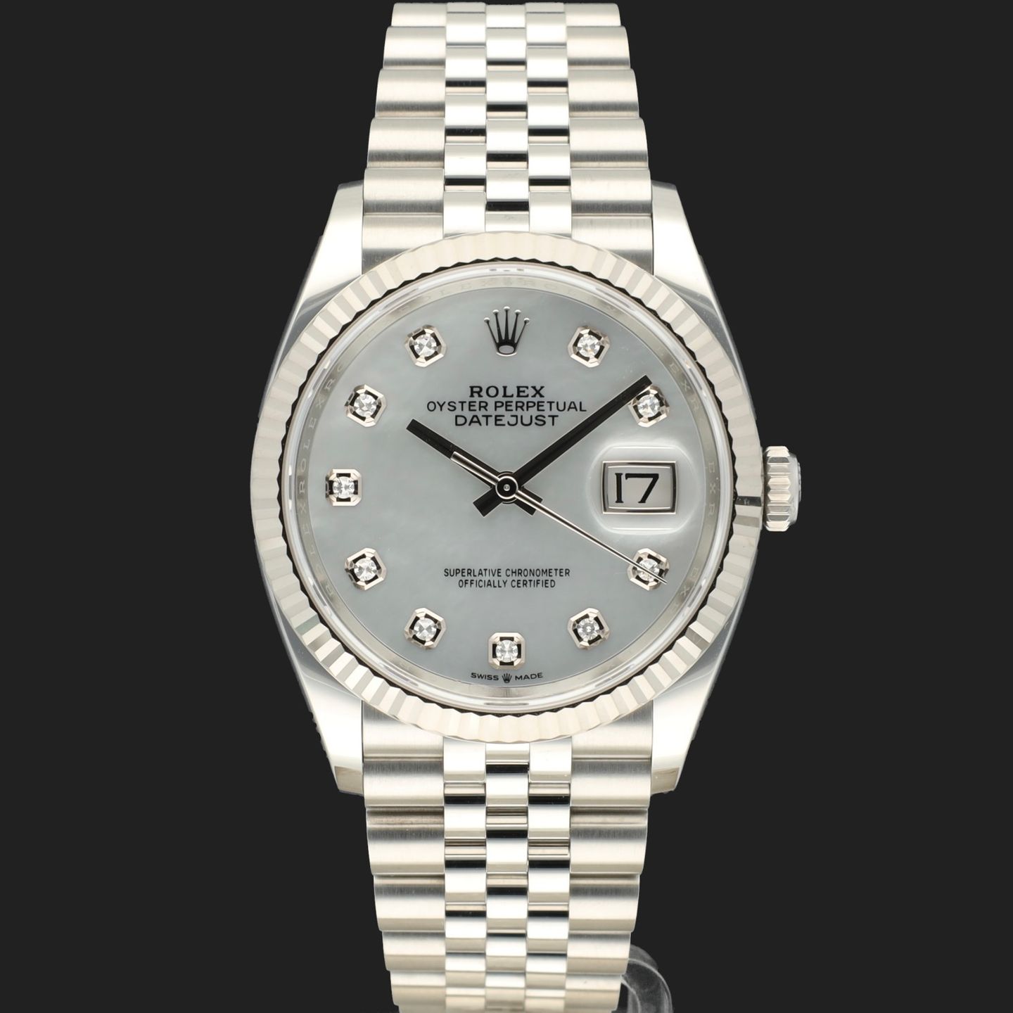 Rolex Datejust 36 126234 (2025) - Parelmoer wijzerplaat 36mm Staal (3/8)