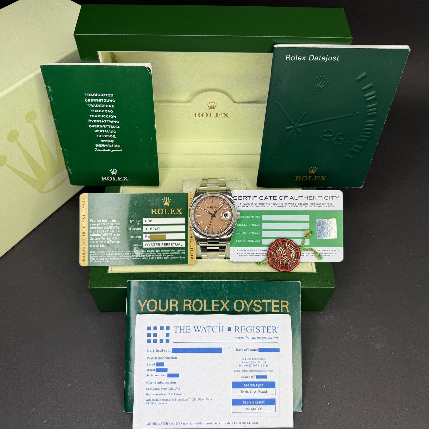 Rolex Datejust 36 116200 (2011) - 36mm Staal (3/8)