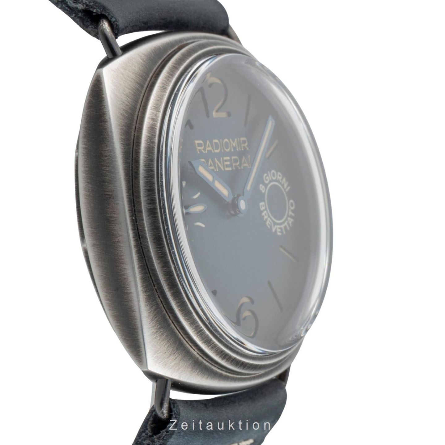 Panerai Radiomir PAM01348 (Onbekend (willekeurig serienummer)) - Blauw wijzerplaat 45mm Staal (6/8)