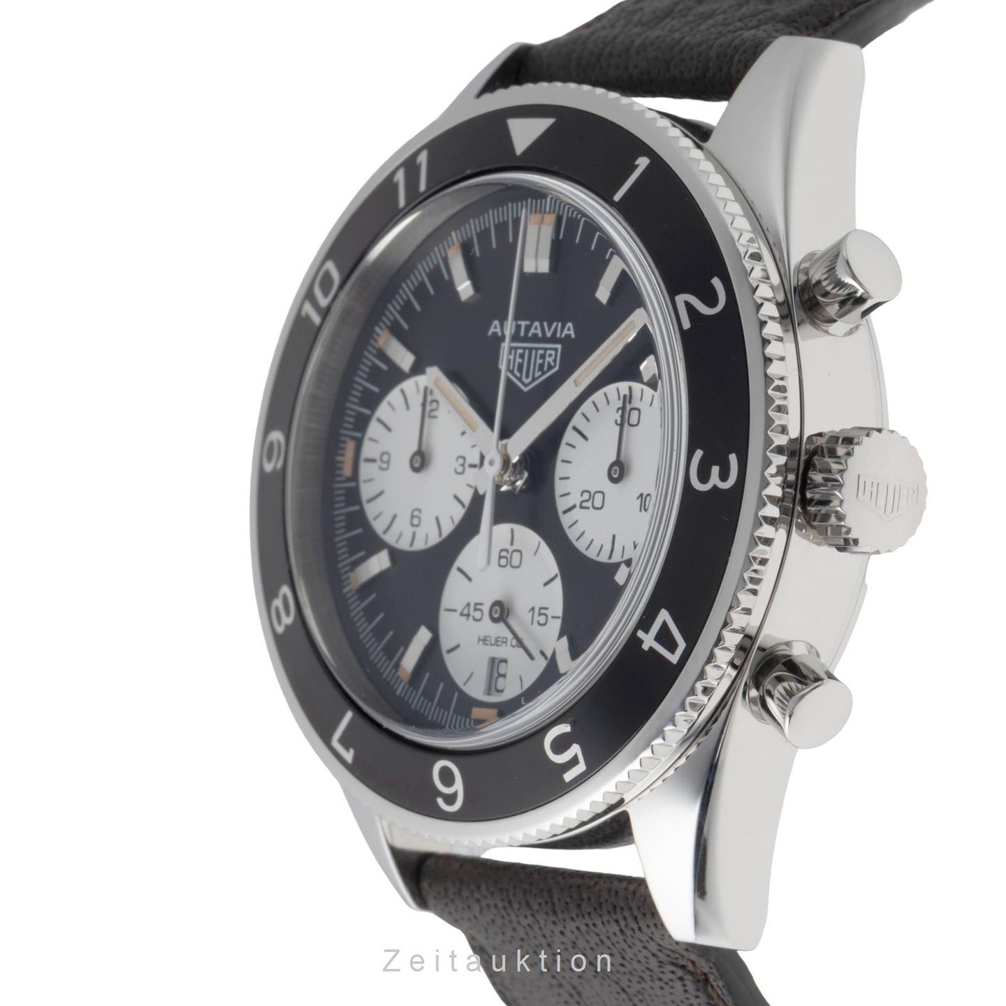 TAG Heuer Autavia CBE2110.FC8226 (Unknown (random serial)) - Black dial 42 mm Steel case (5/8)