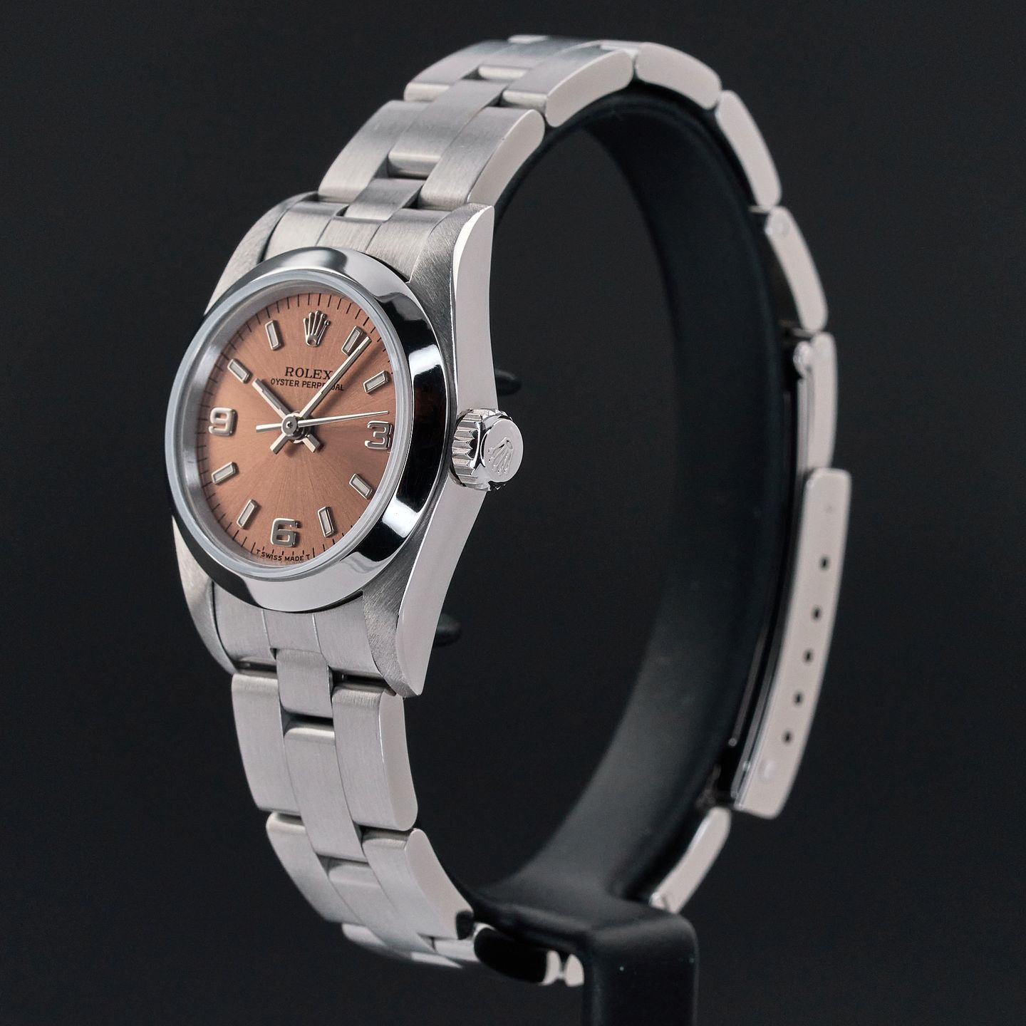 Rolex Oyster Perpetual 67180 (1997) - 26mm Staal (4/8)