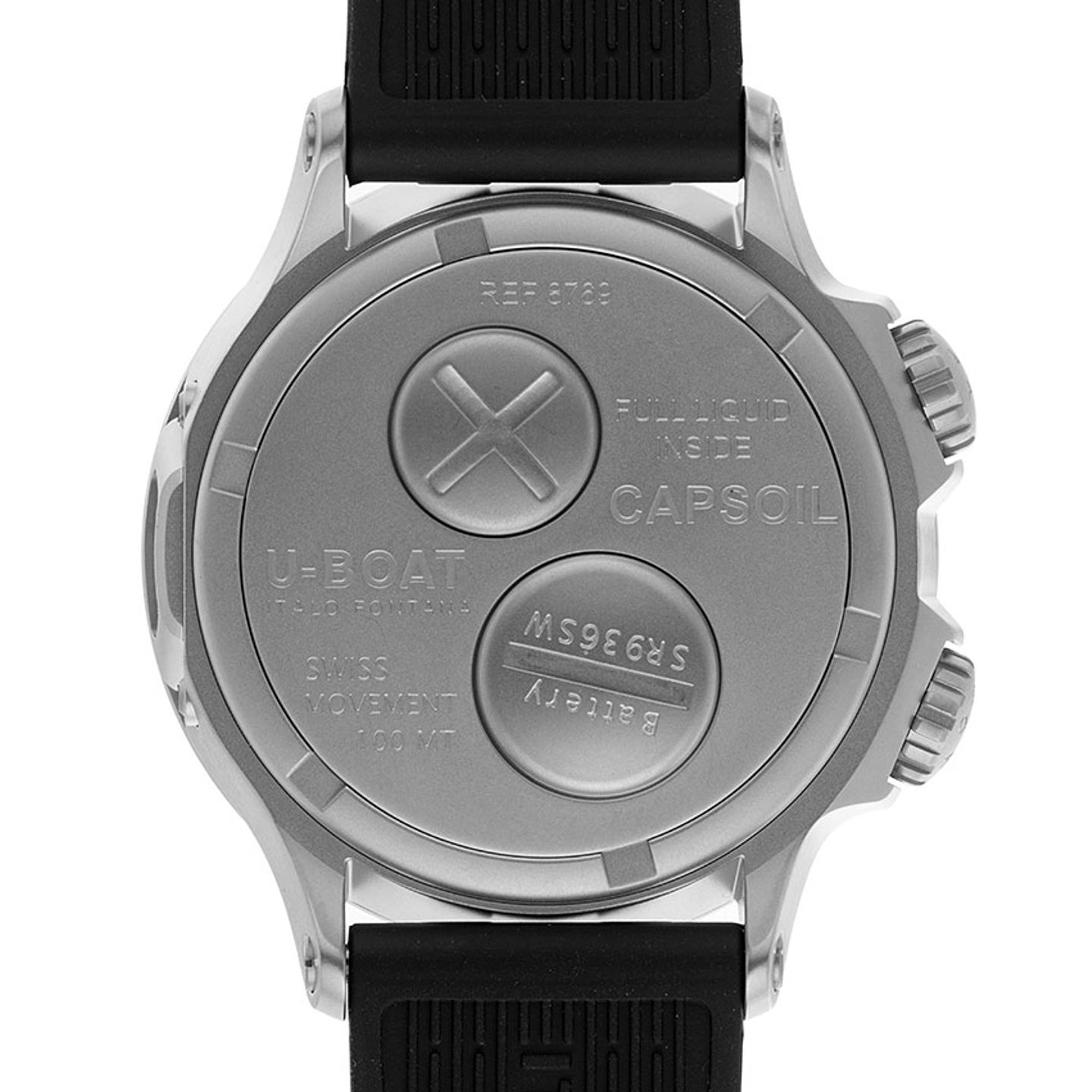 U-Boat Capsoil 8769 (Unknown (random serial)) - Black dial 46 mm Steel case (6/7)