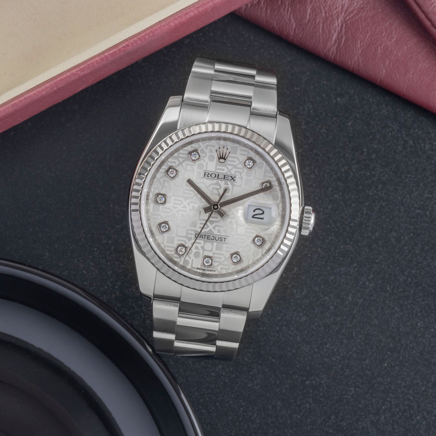 Rolex Datejust 36 116234 (2009) - Silver dial 36 mm Steel case (1/8)