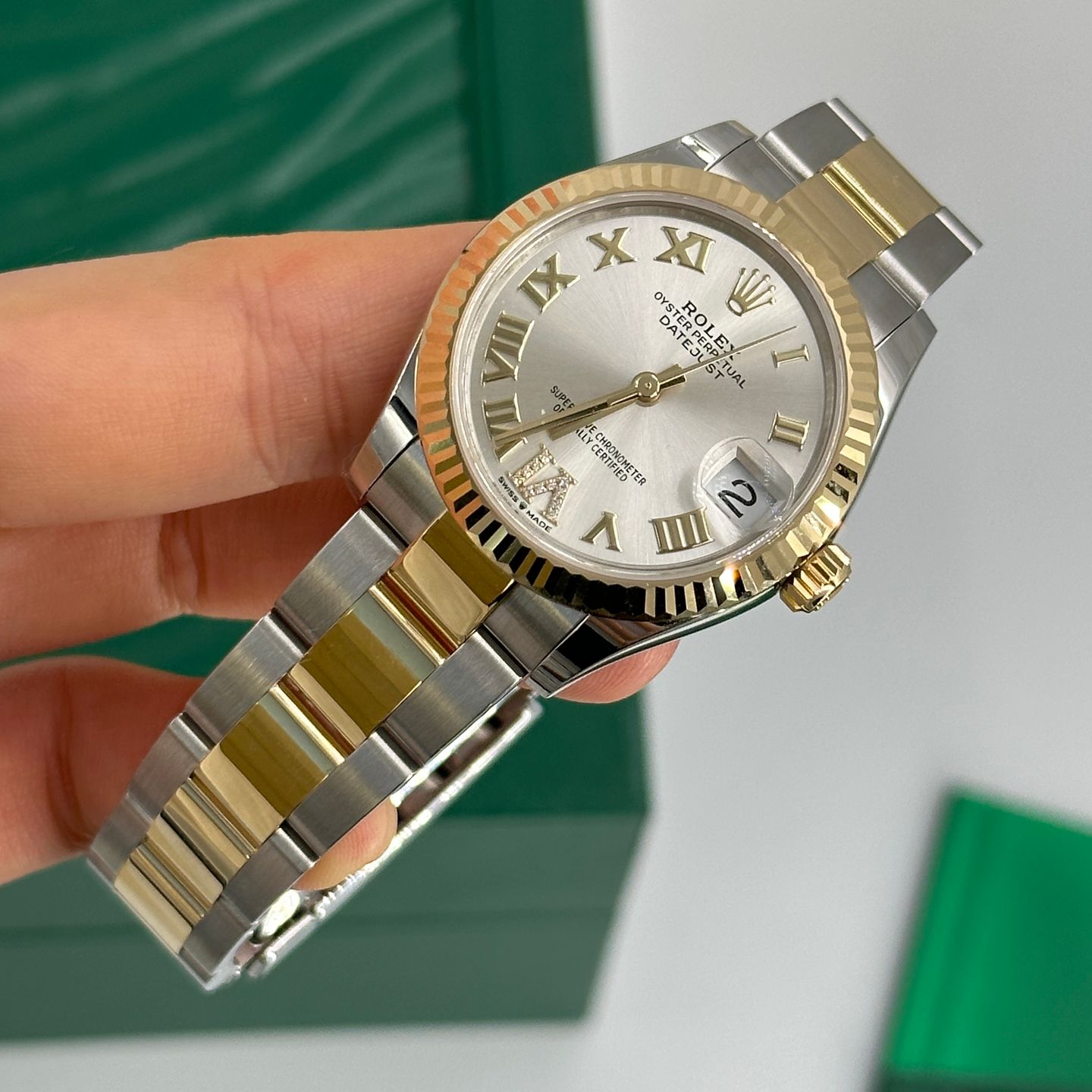 Rolex Datejust 31 278273 (2024) - Zilver wijzerplaat 31mm Staal (7/8)