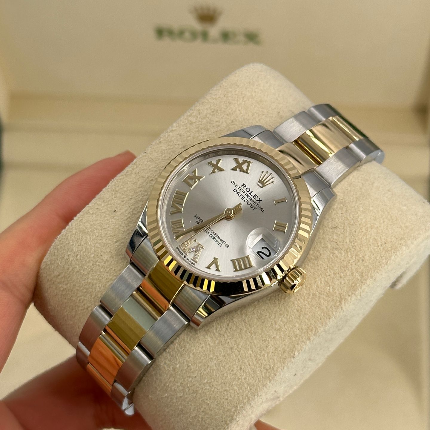 Rolex Datejust 31 278273 (2024) - Zilver wijzerplaat 31mm Staal (4/8)