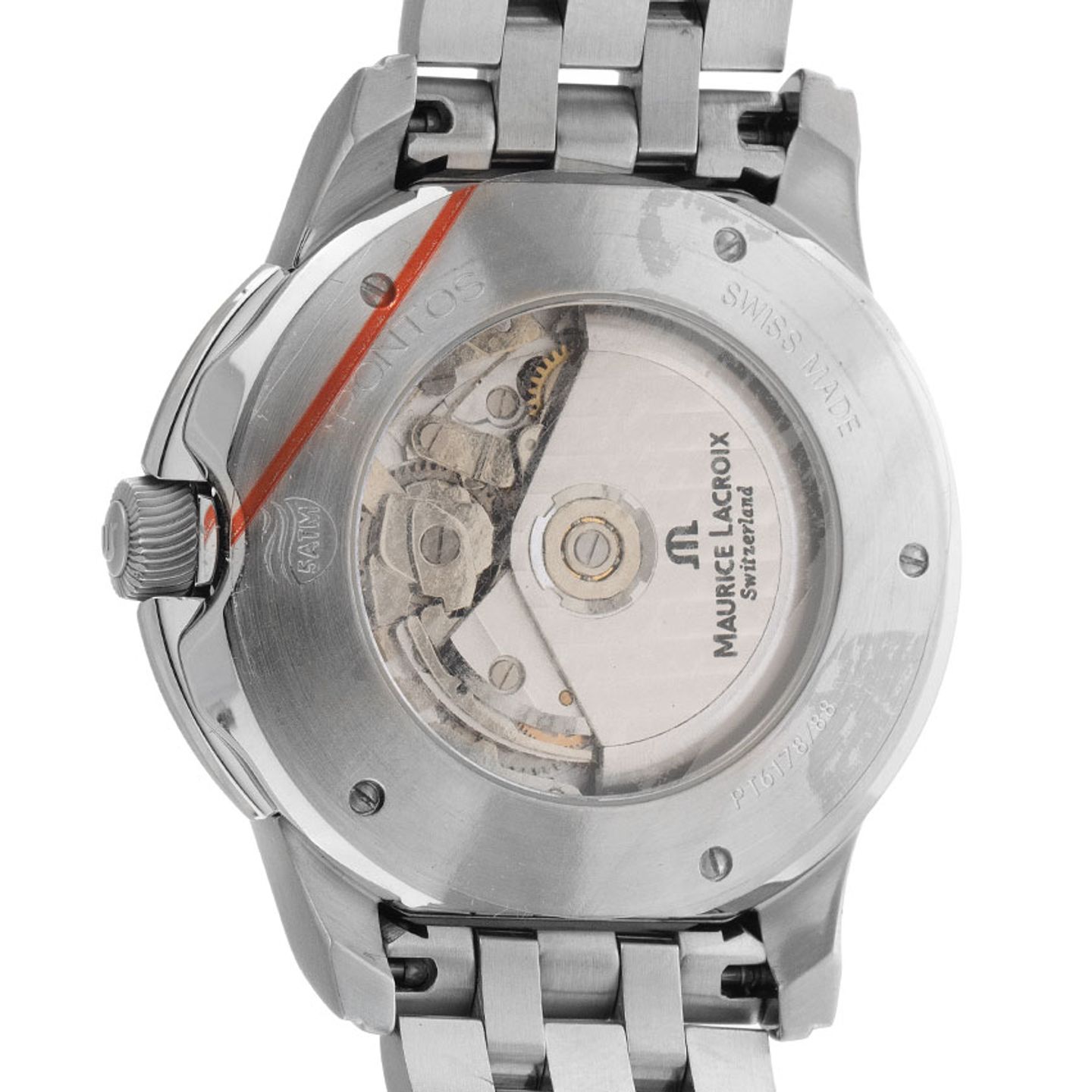 Maurice Lacroix Pontos Chronographe PT6178/88 (2006) - Black dial 44 mm Steel case (6/7)