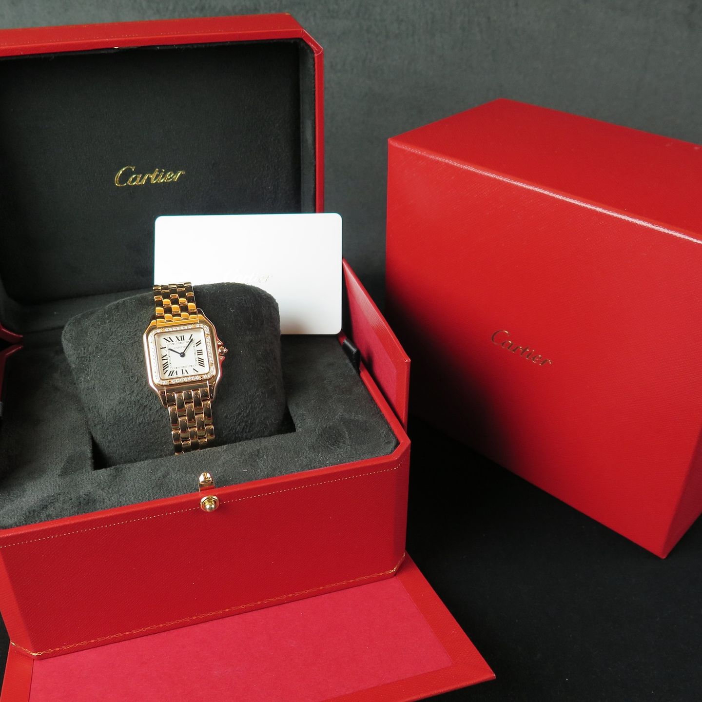 Cartier Panthère WJPN0009 (2023) - White dial 36 mm Rose Gold case (8/8)