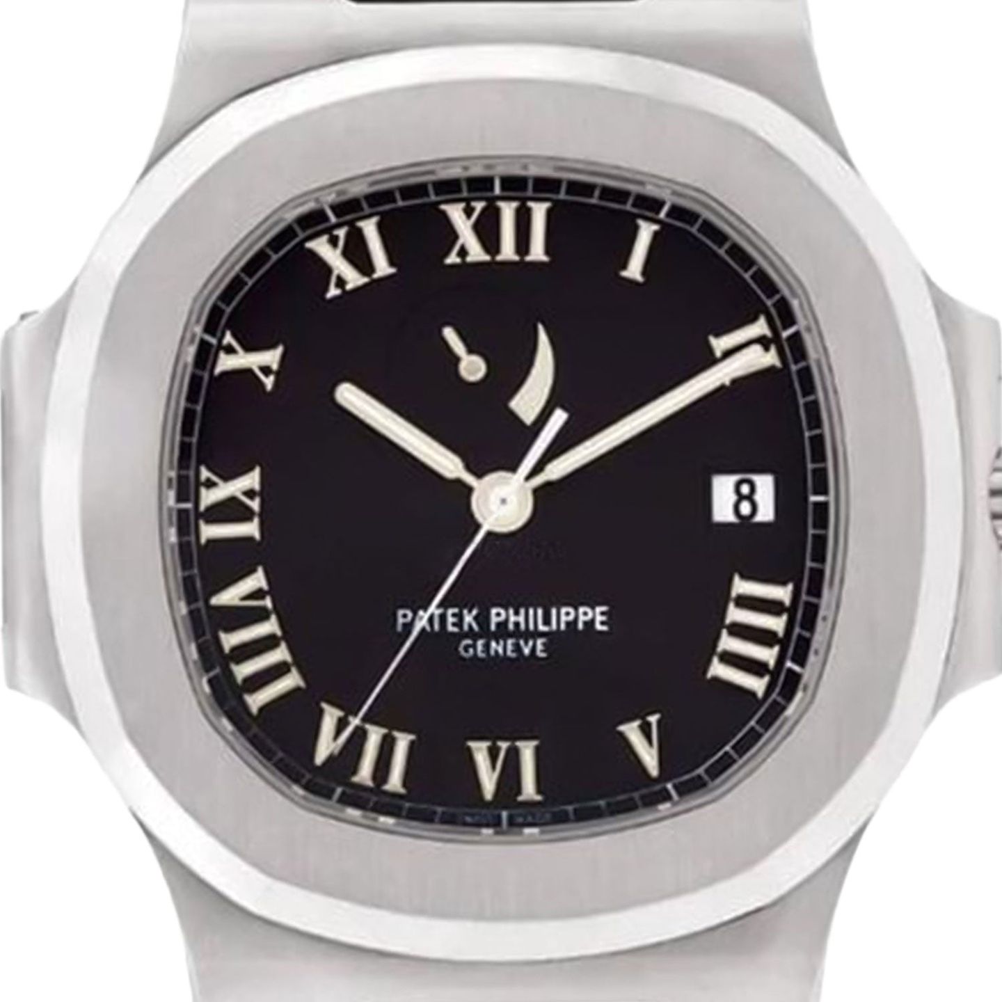Patek Philippe Nautilus 3710/1A-001 (Onbekend (willekeurig serienummer)) - Zwart wijzerplaat 40mm Staal (2/2)