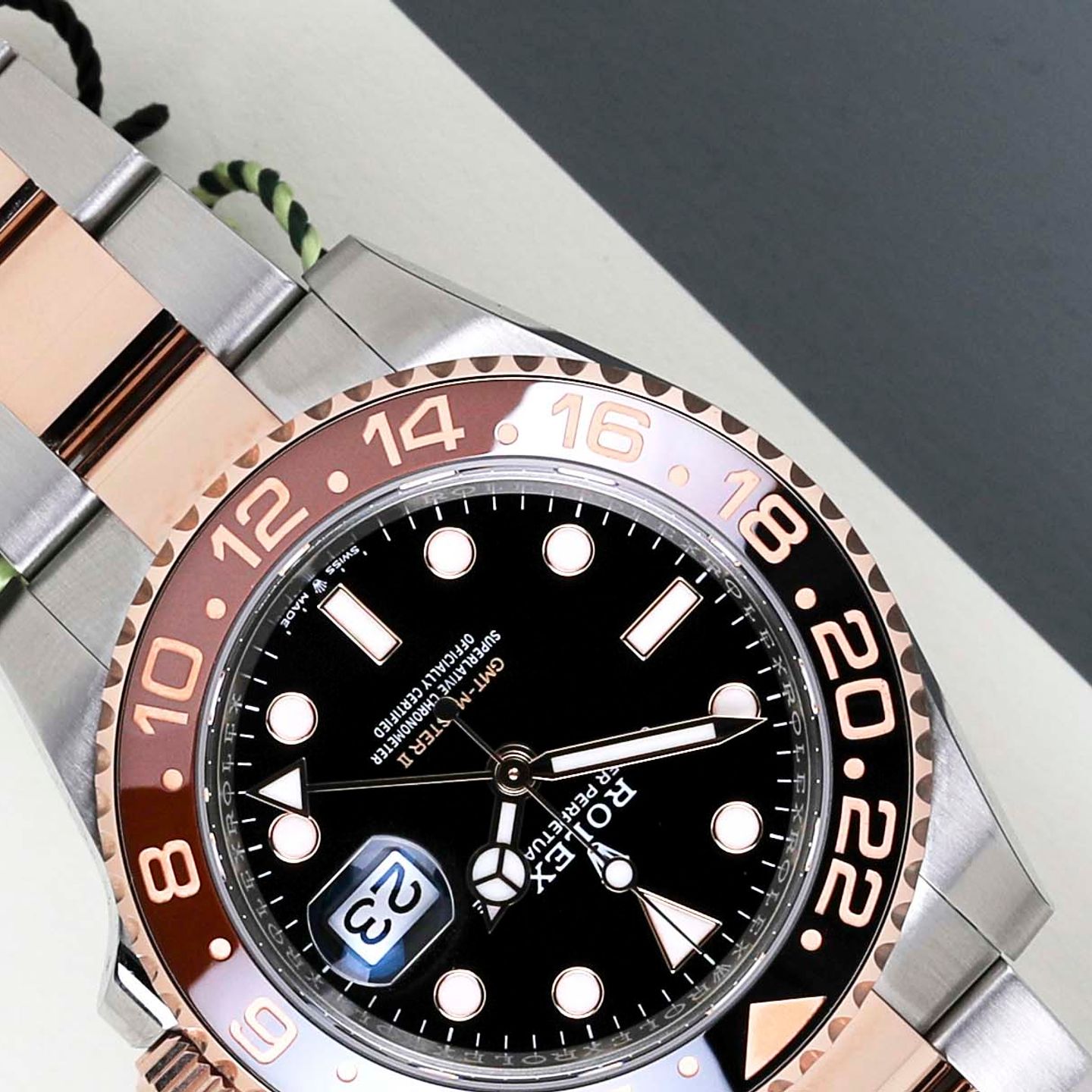 Rolex GMT-Master II 126711CHNR (2024) - Zwart wijzerplaat 40mm Goud/Staal (4/8)