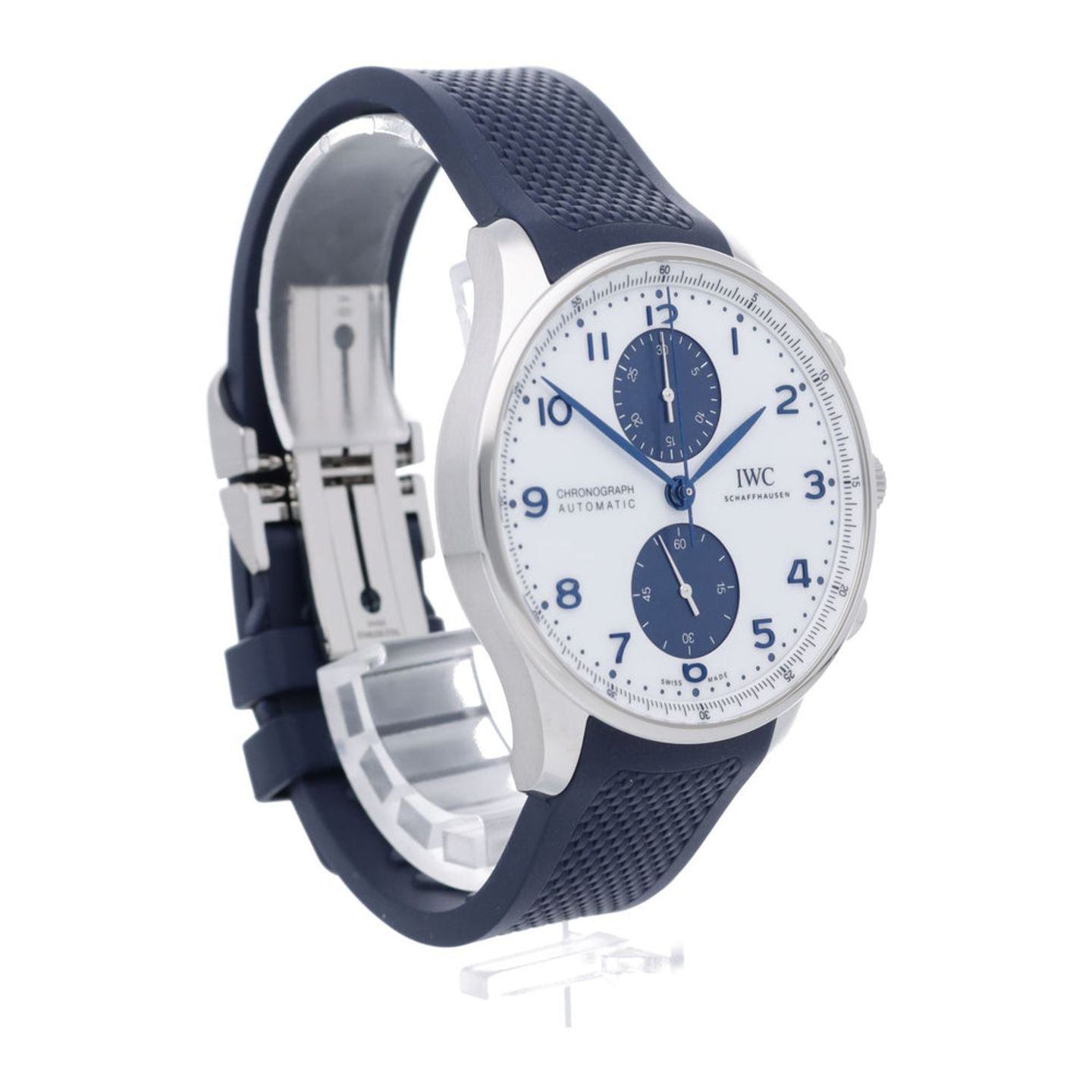 IWC Portuguese Chronograph IW371620 (2025) - Wit wijzerplaat 41mm Staal (5/5)
