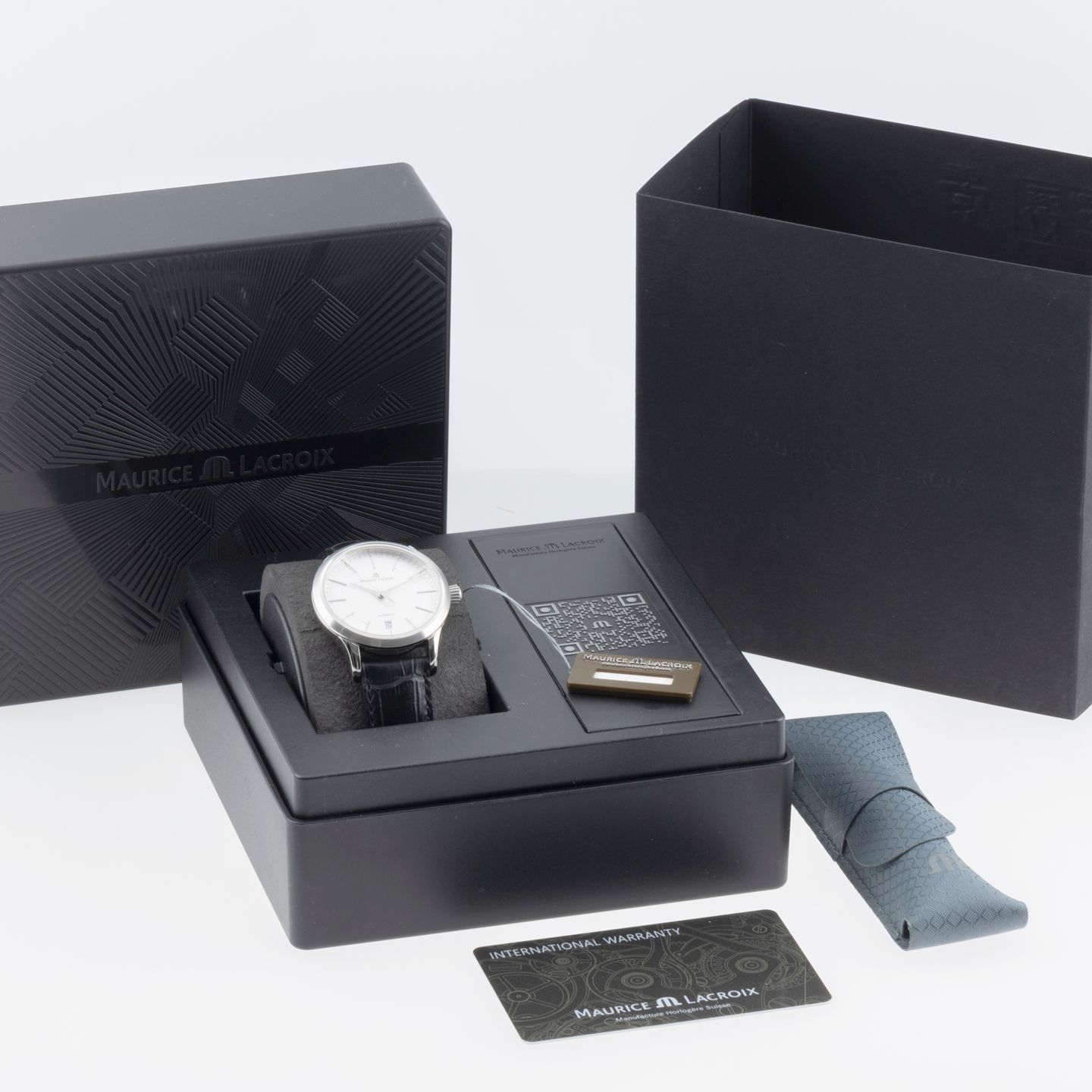 Maurice Lacroix Les Classiques Date LC6017-SS001-130 (Unknown (random serial)) - Silver dial 38 mm Steel case (8/8)