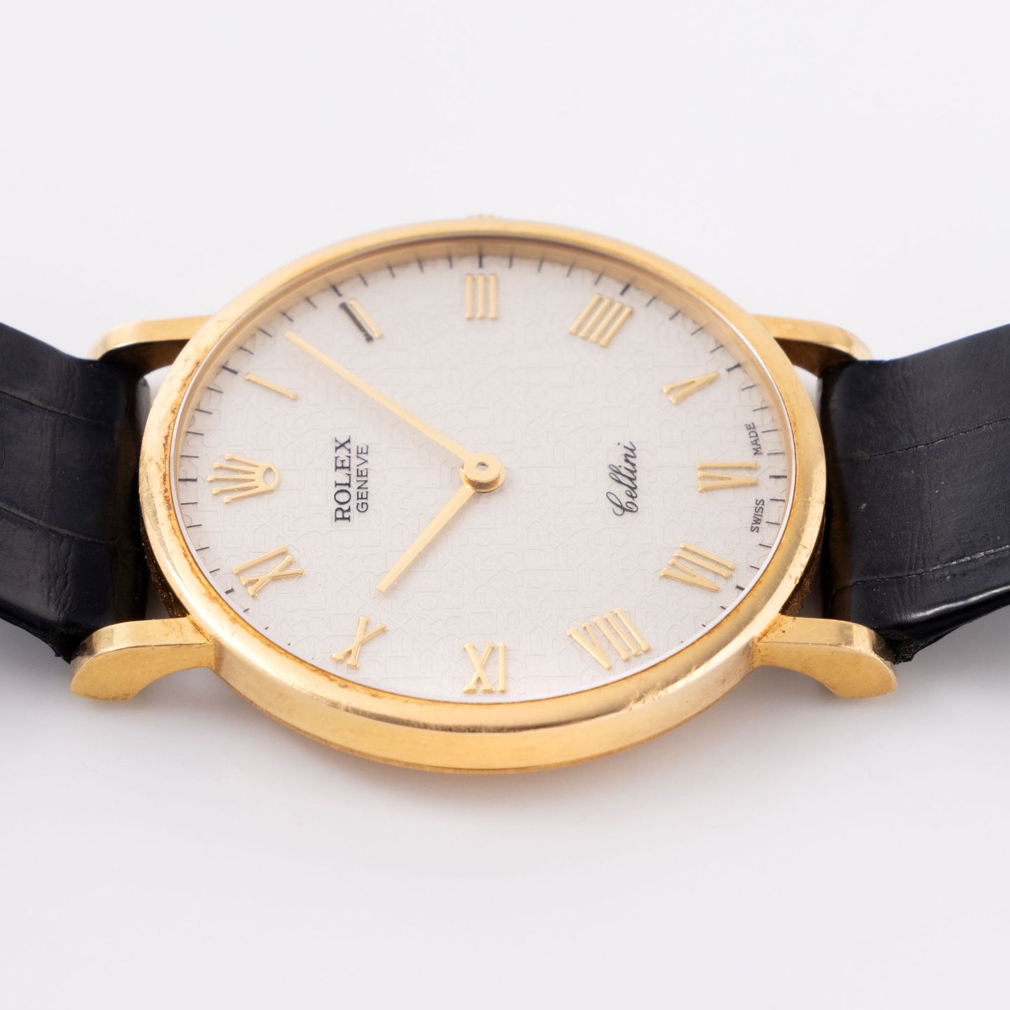 Rolex Cellini 5112 (1991) - White dial 32 mm Yellow Gold case (6/8)