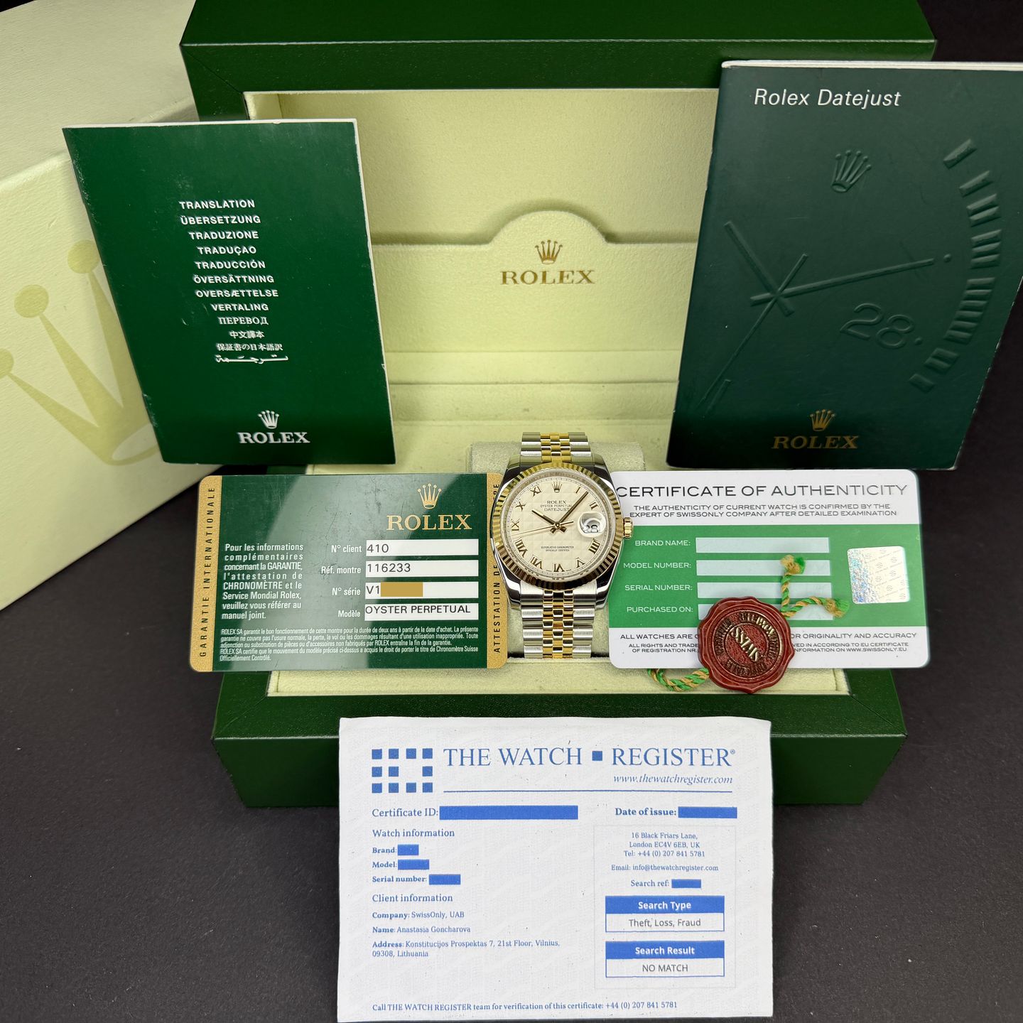Rolex Datejust 36 116233 (2009) - 36 mm Gold/Steel case (3/8)