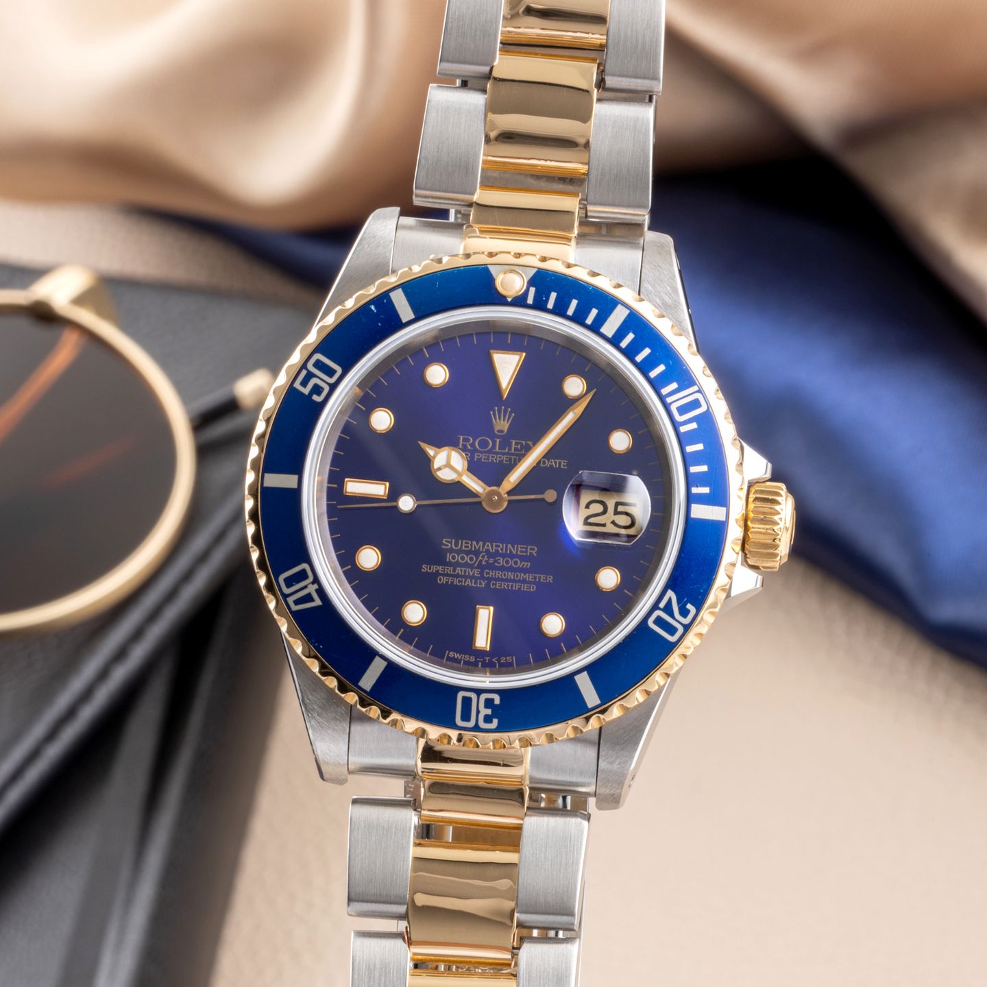 Rolex Submariner Date 16613 (Unknown (random serial)) - 40 mm Gold/Steel case (3/8)