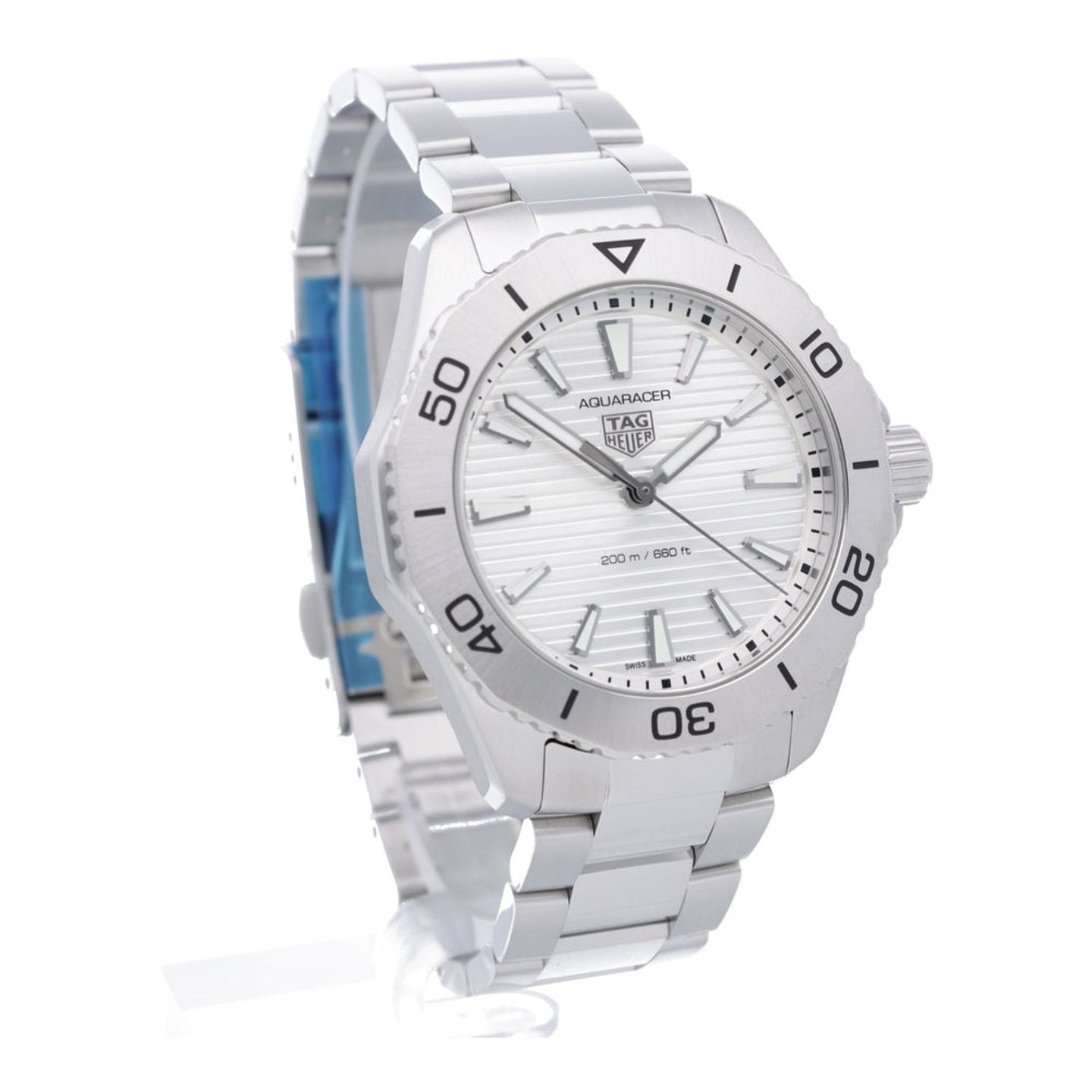 TAG Heuer Aquaracer WBP1111.BA0627 (2024) - White dial 40 mm Steel case (3/7)