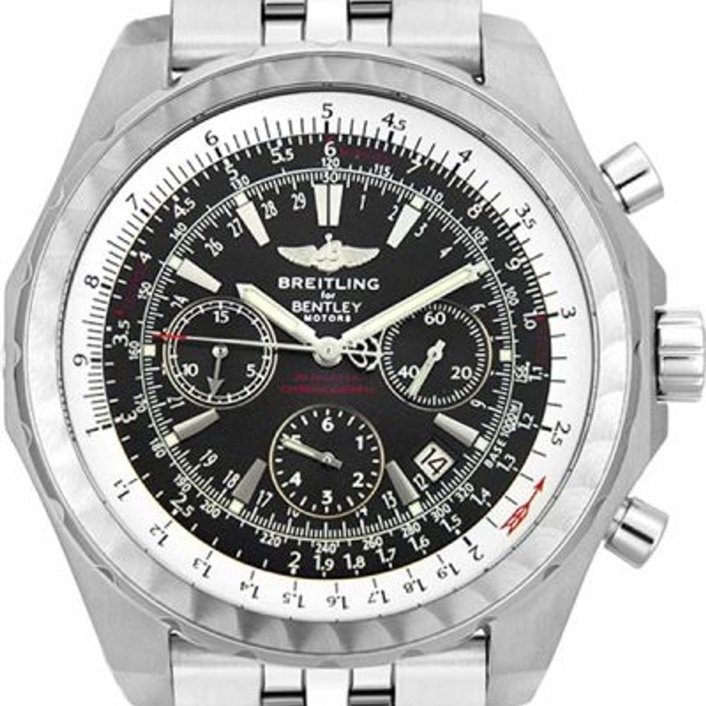 Breitling Bentley Motors A2536313 (2014) - Zwart wijzerplaat 49mm Staal (1/1)