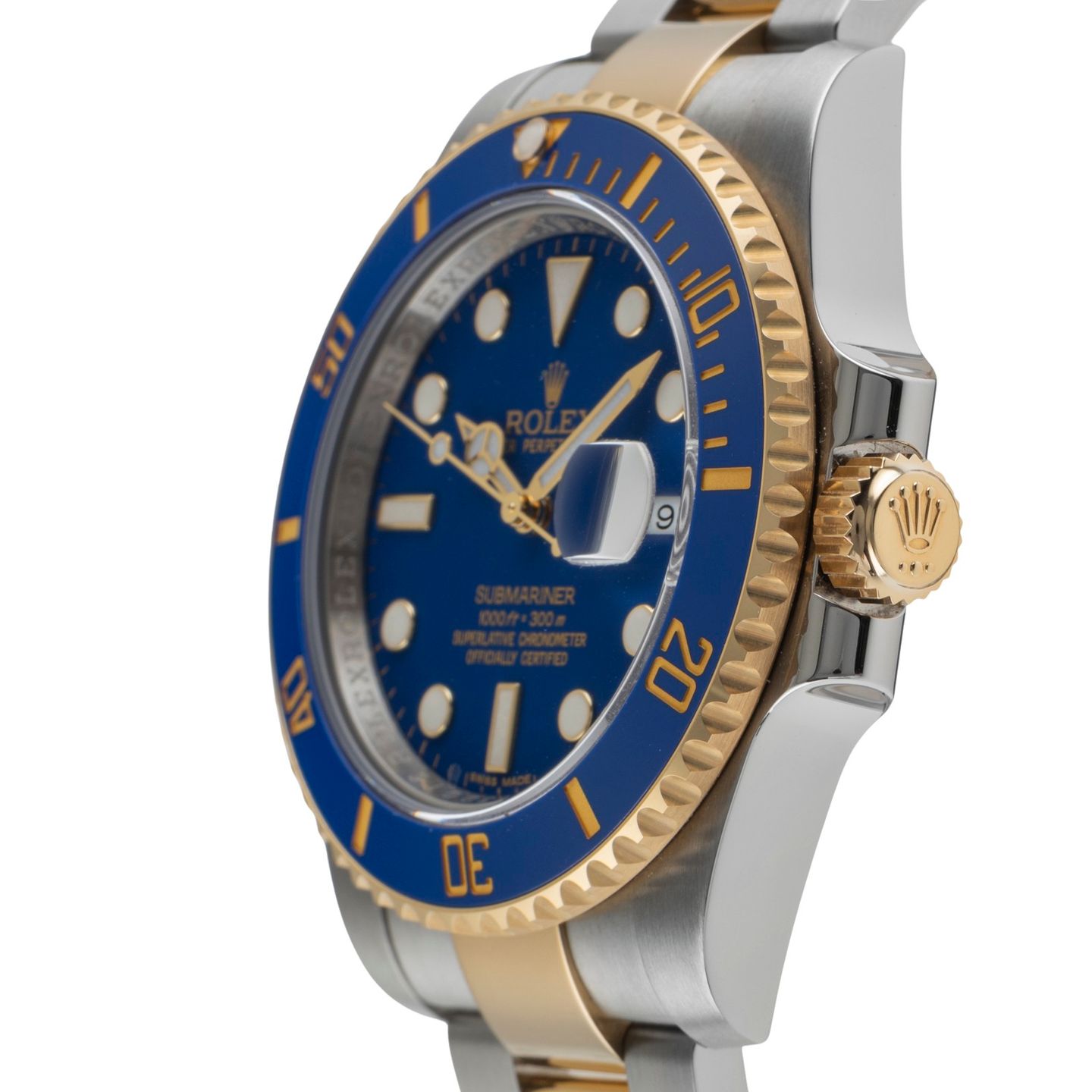 Rolex Submariner Date 116613LB (Onbekend (willekeurig serienummer)) - Blauw wijzerplaat 40mm Goud/Staal (6/8)