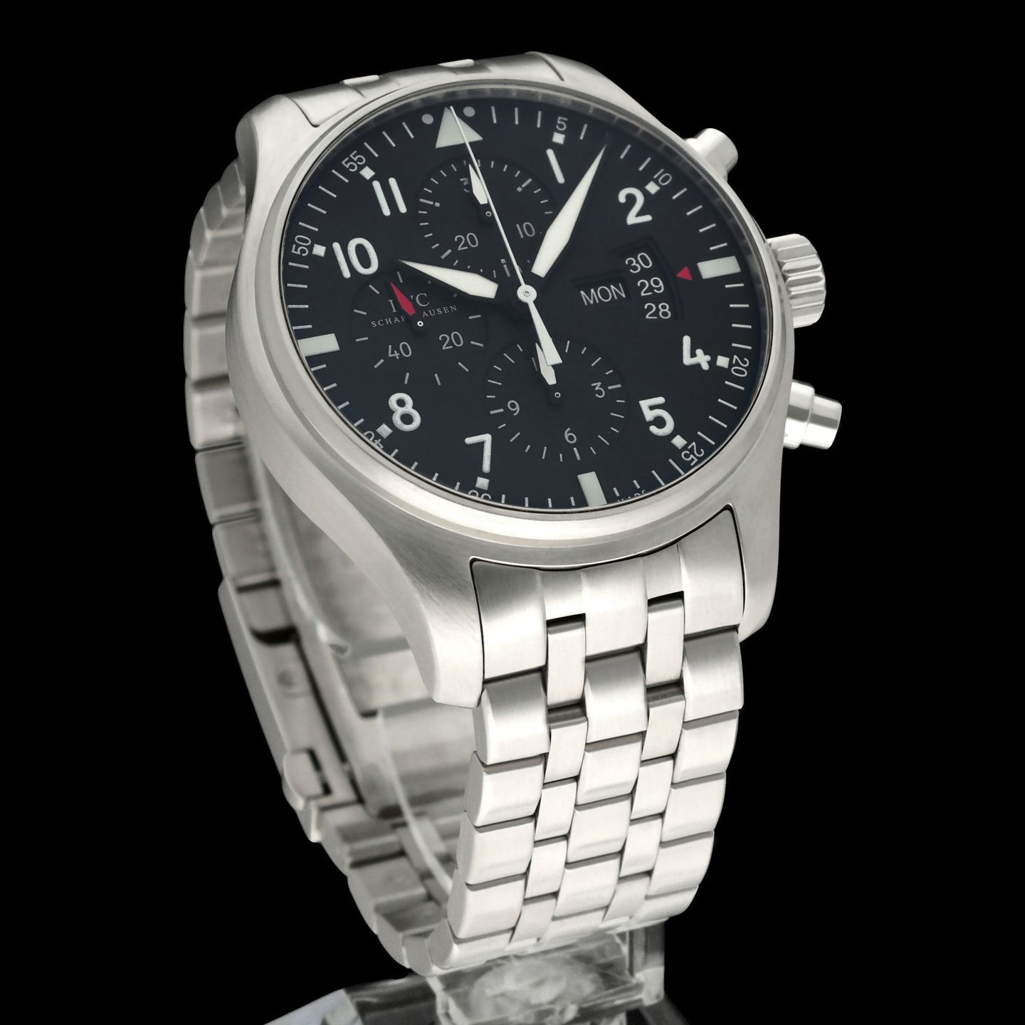 IWC Pilot Chronograph IW377704 (2015) - 43mm Staal (3/8)