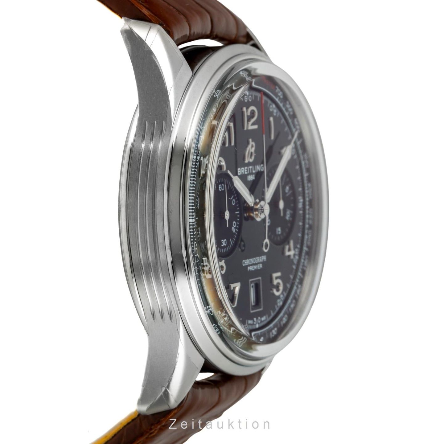 Breitling Premier AB0145371L1P1 (Onbekend (willekeurig serienummer)) - Groen wijzerplaat 42mm Staal (6/8)