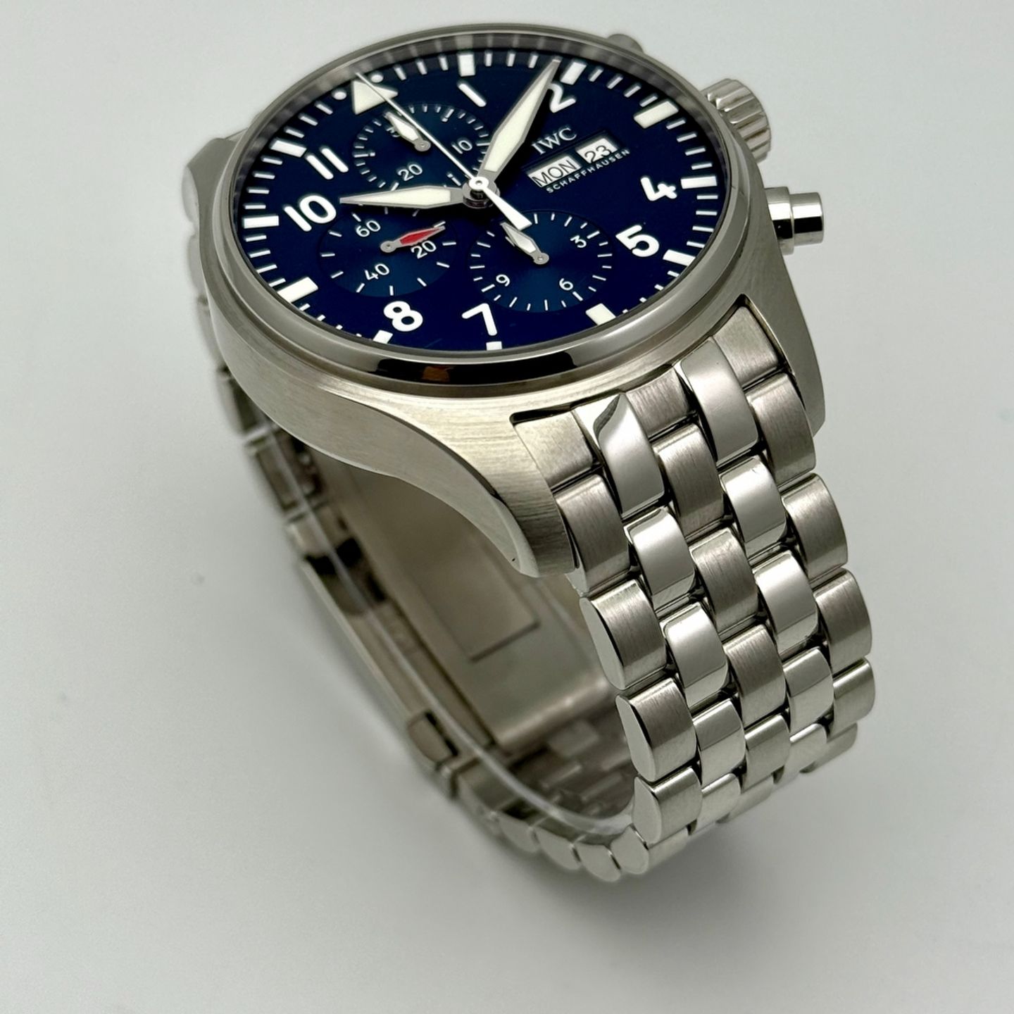IWC Pilot Chronograph IW377717 (2020) - Blauw wijzerplaat 43mm Staal (10/16)