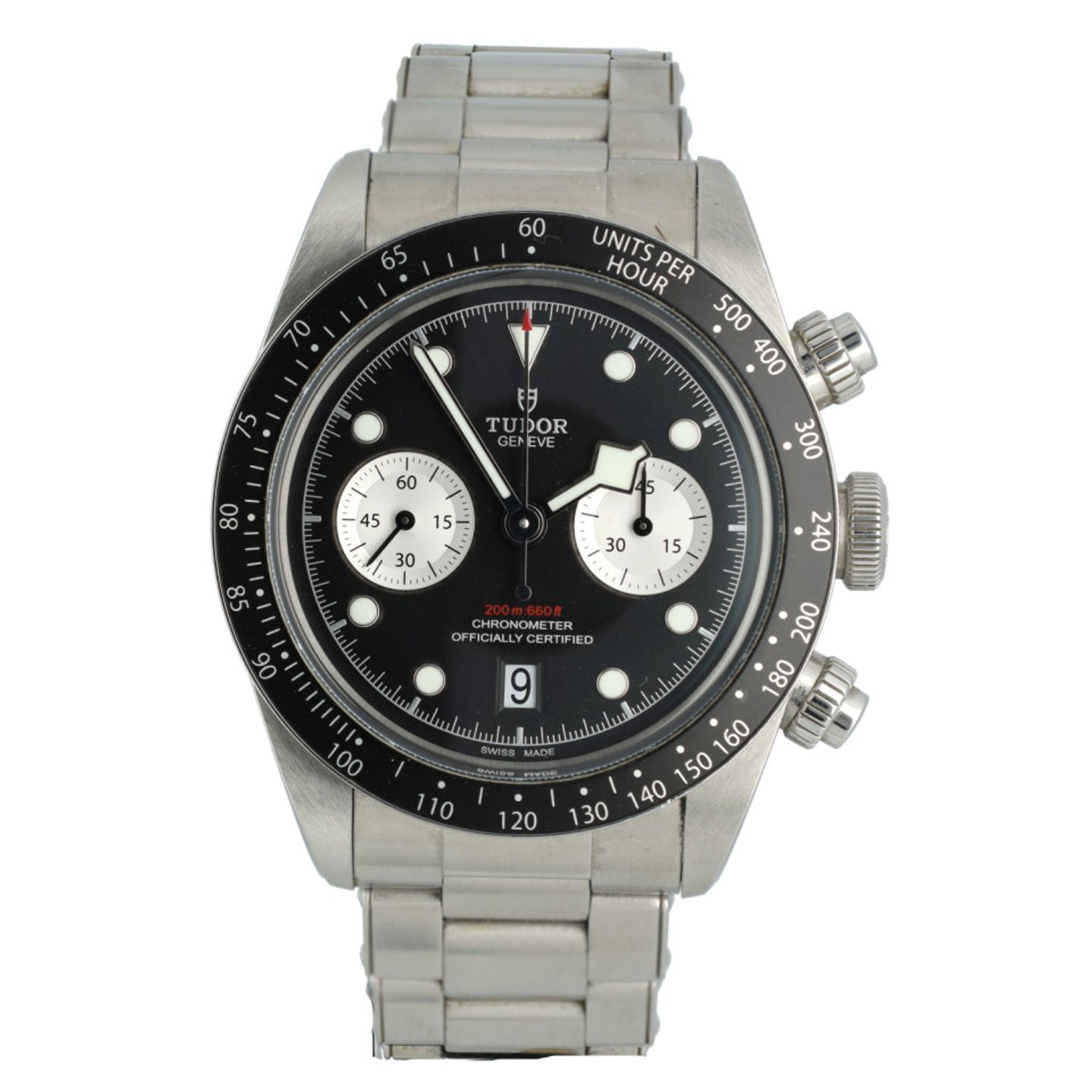 Tudor Black Bay Chrono 79360N (2023) - Zwart wijzerplaat 41mm Staal (2/7)